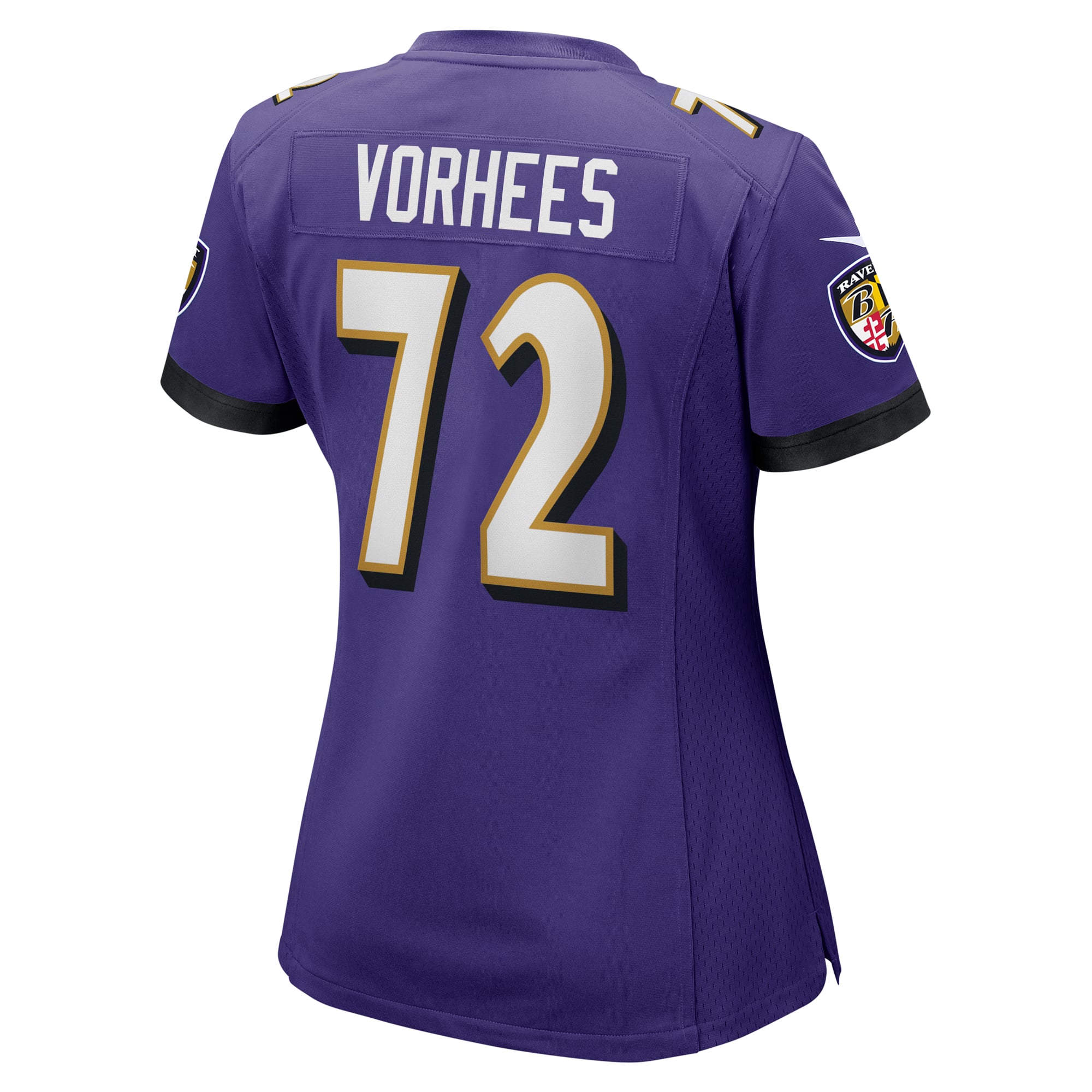 Andrew Vorhees Baltimore Ravens Women's Game Jersey - Purple - Image 4