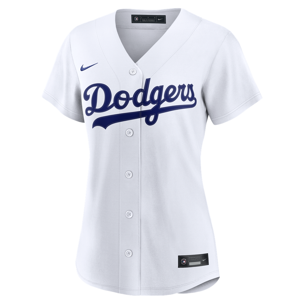 Andy Pages Los Angeles Dodgers Women's Home Jersey - White - Image 3