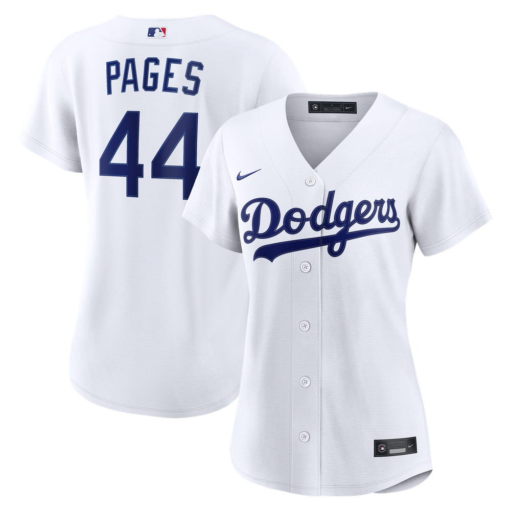 Andy Pages Los Angeles Dodgers Women's Home Jersey - White