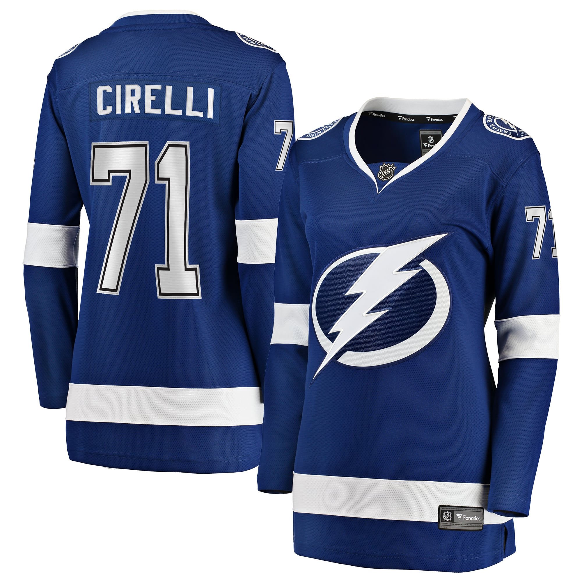 Anthony Cirelli Tampa Bay Lightning Women's Home Breakaway Player Jersey - Blue - Image 2