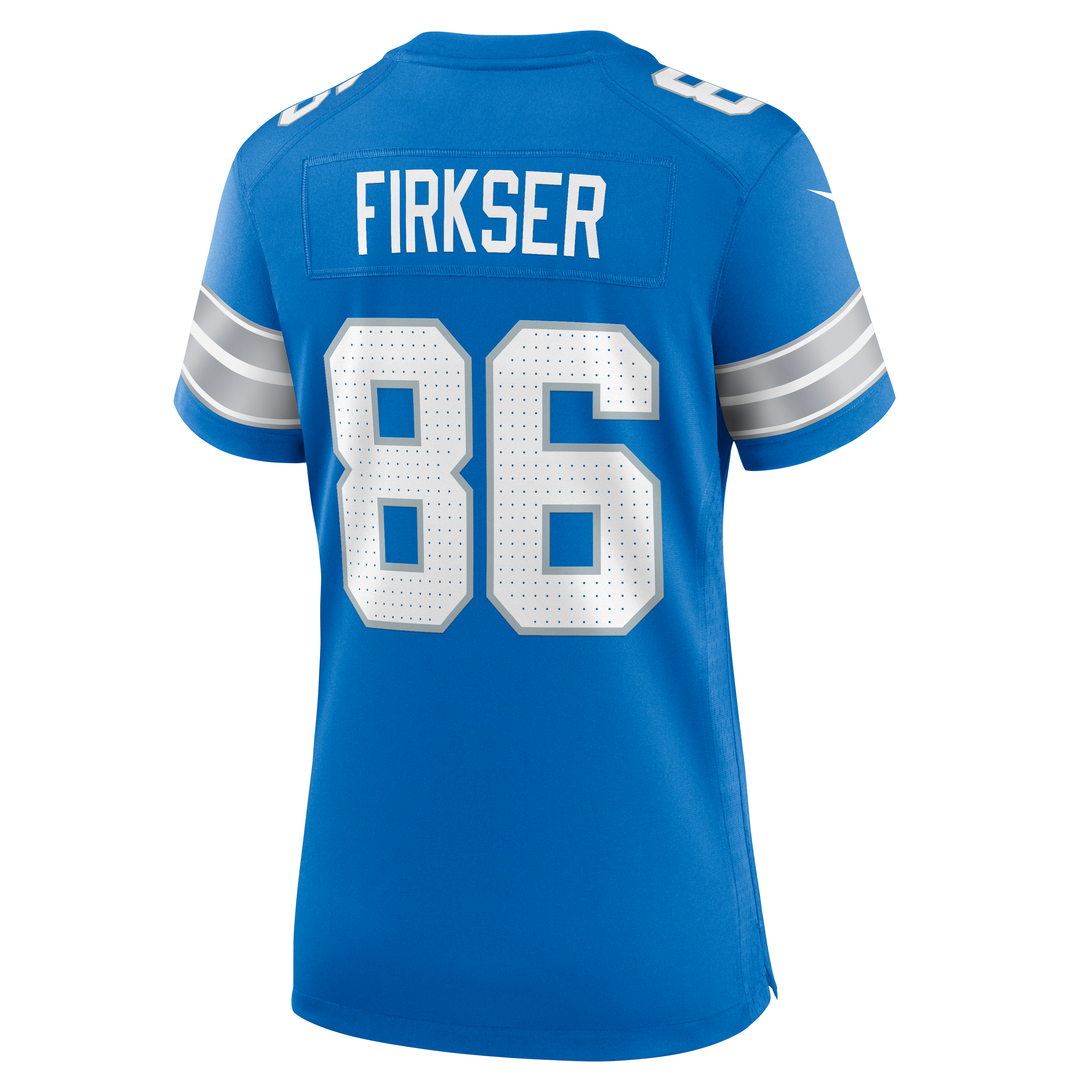 Anthony Firkser Detroit Lions Women's Team Game Jersey - Blue - Image 4