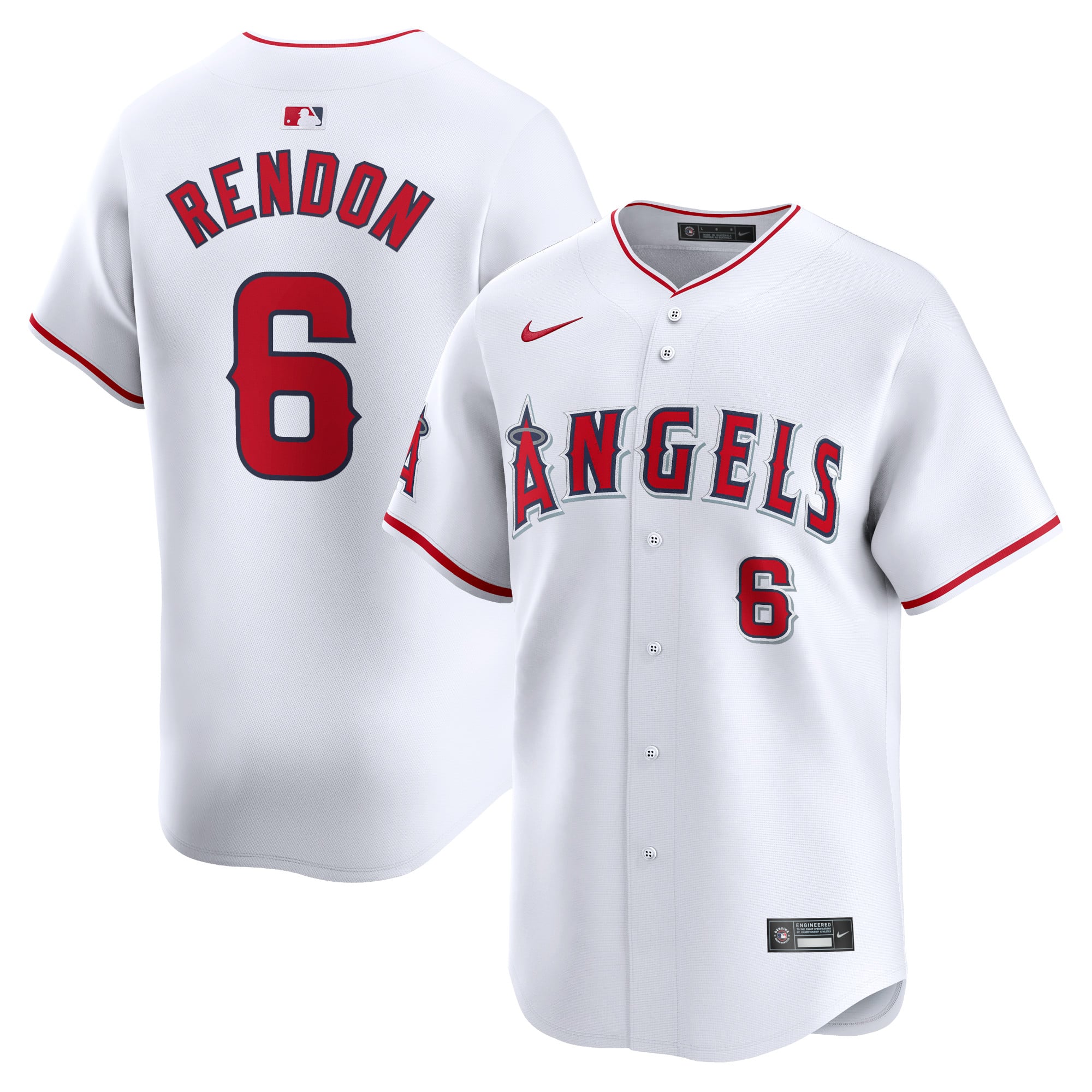 Anthony Rendon Los Angeles Angels Home Limited Player Jersey - White - Image 2