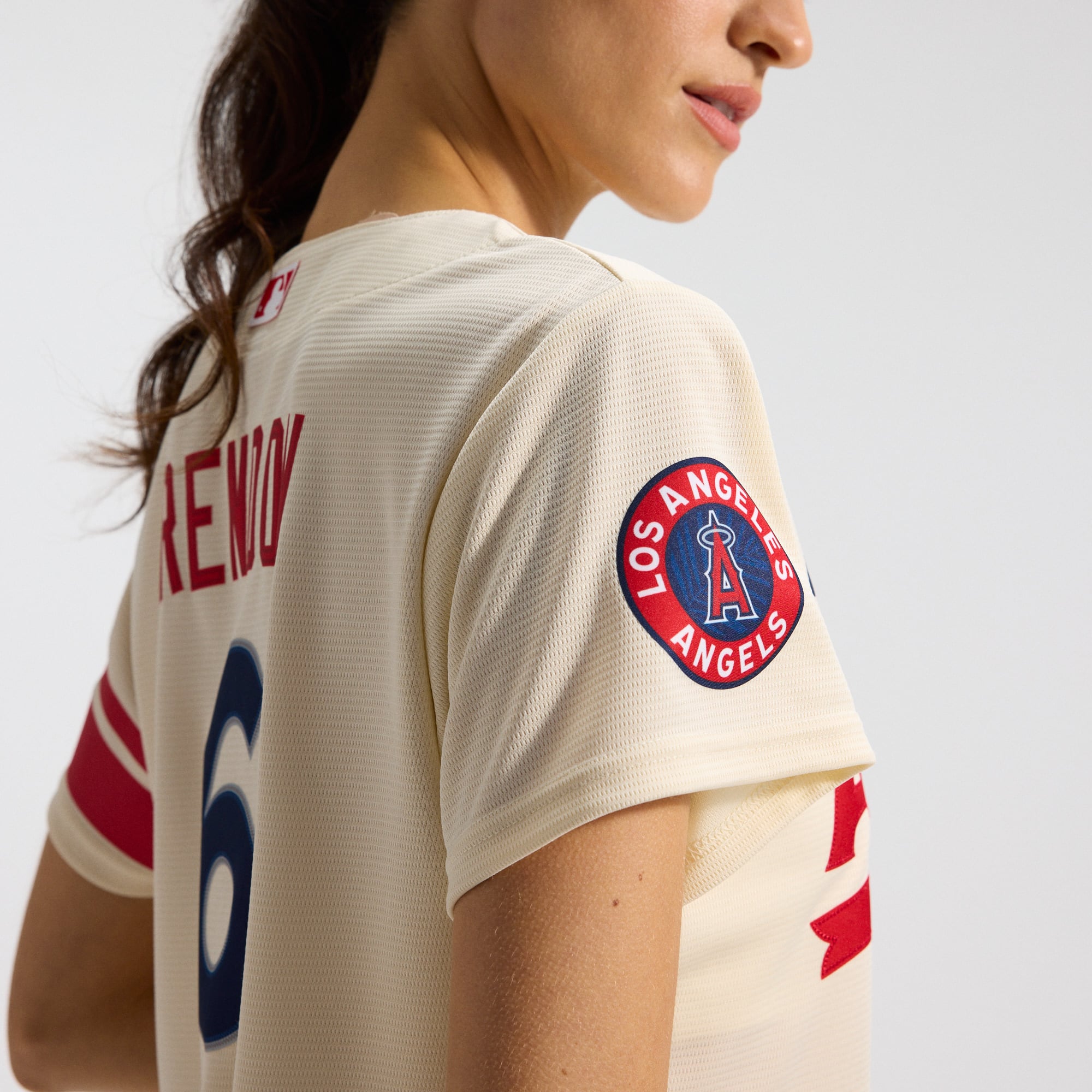 Anthony Rendon Los Angeles Angels Women's City Connect Player Jersey - Cream - Image 10