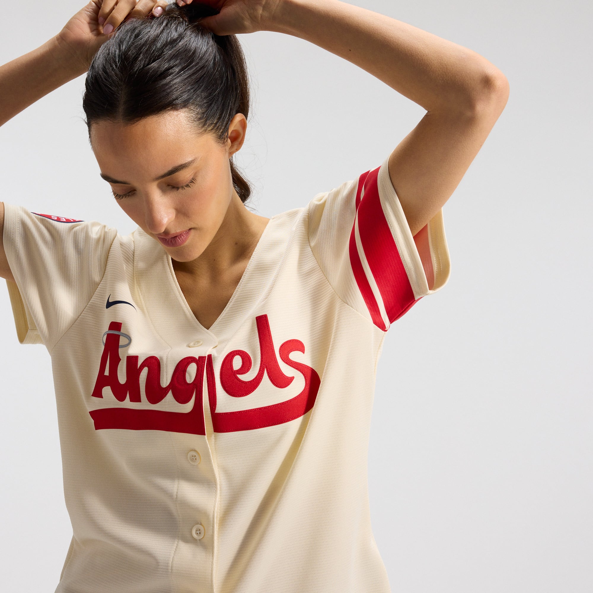 Anthony Rendon Los Angeles Angels Women's City Connect Player Jersey - Cream - Image 11