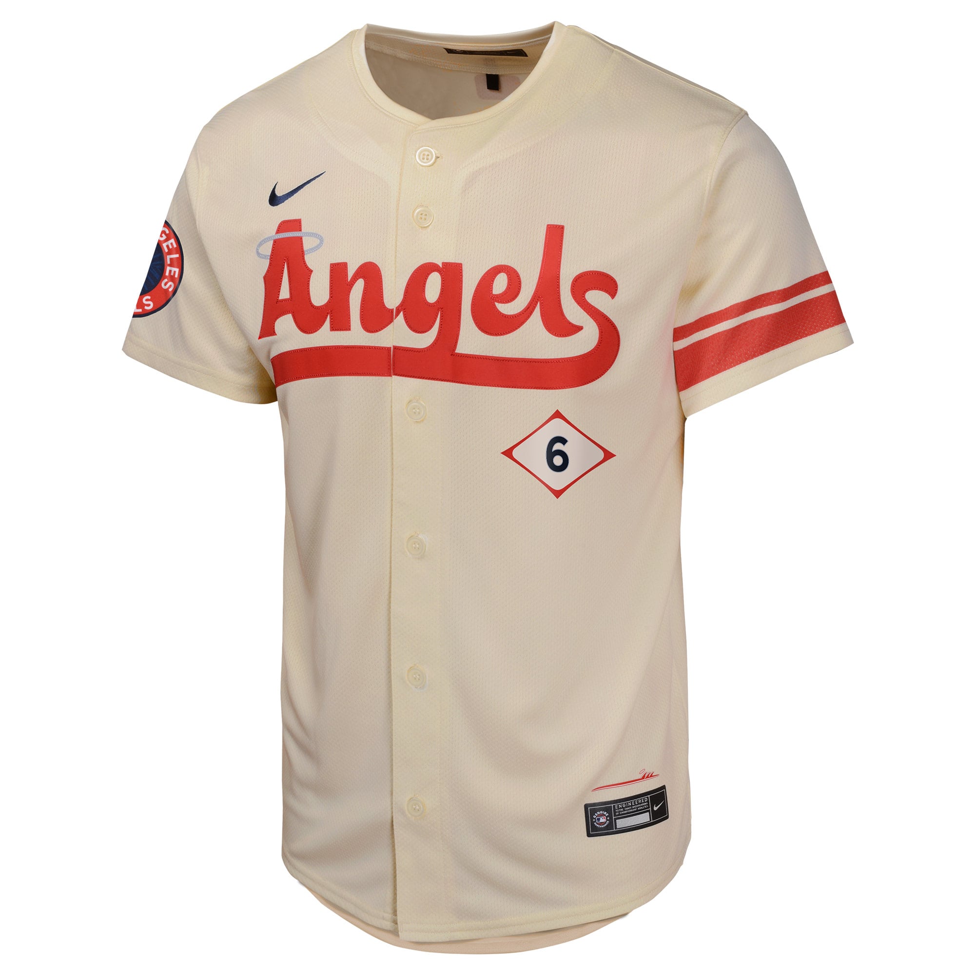 Anthony Rendon Los Angeles Angels Youth City Connect Limited Player Jersey - Cream - Image 3