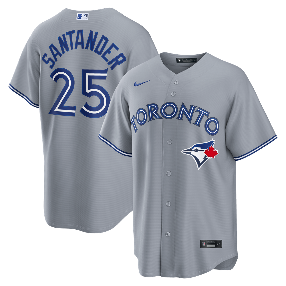 Anthony Santander Toronto Blue Jays Canada Day Jersey - Gray - Image 2