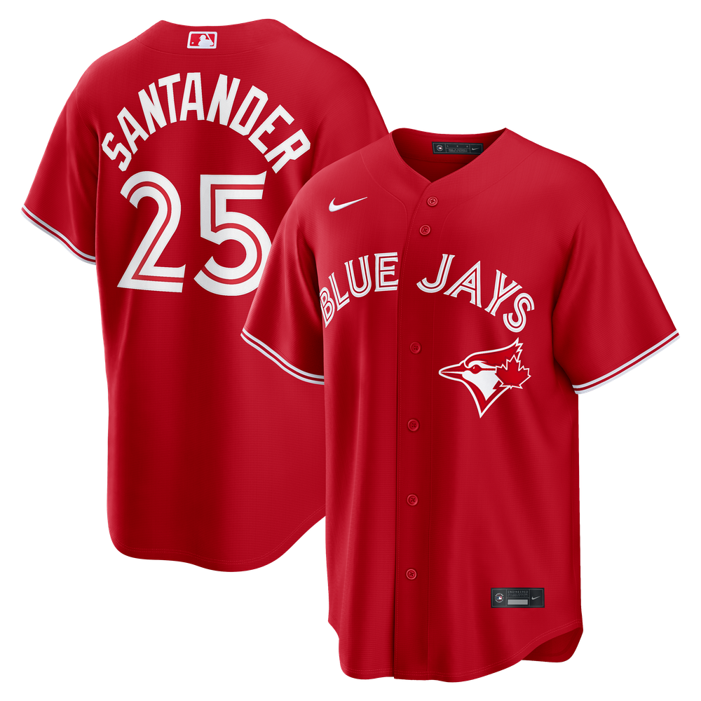Anthony Santander Toronto Blue Jays Canada Day Jersey - Red - Image 2