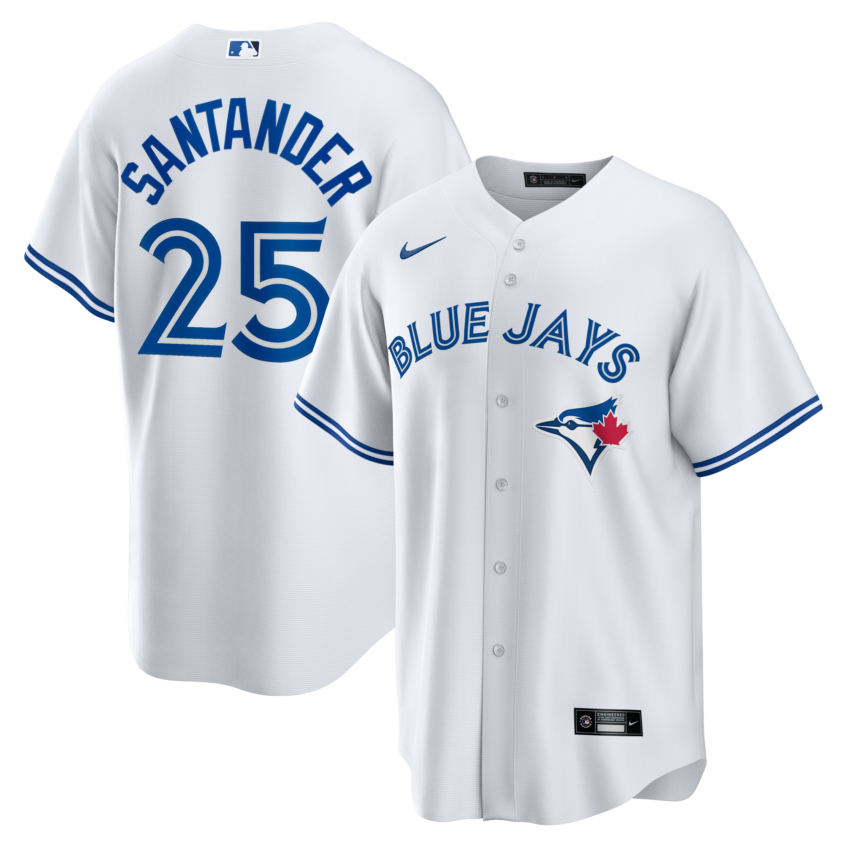 Anthony Santander Toronto Blue Jays Home Jersey - White - Image 2