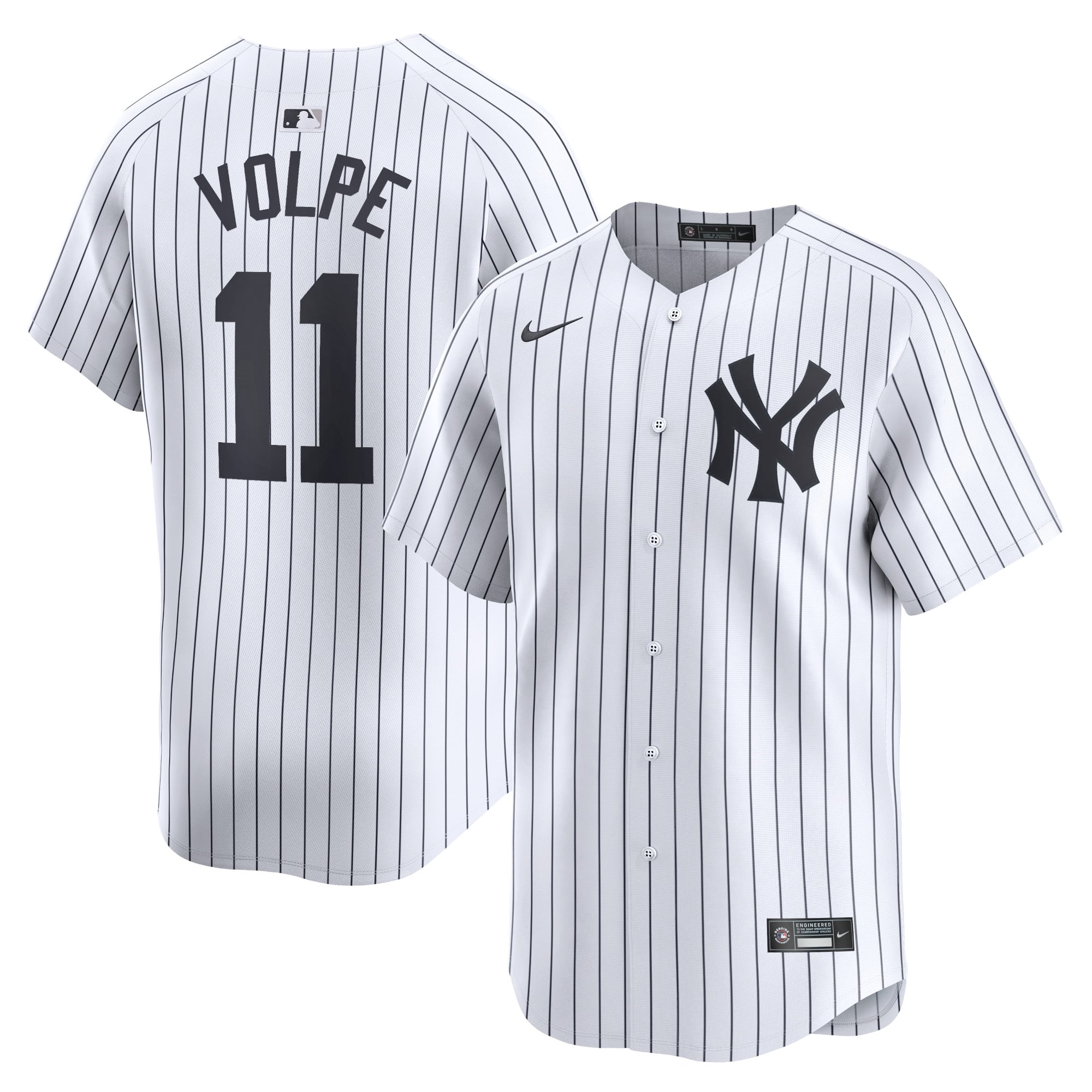 Anthony Volpe New York Yankees Away Limited Player Jersey - White - Image 2