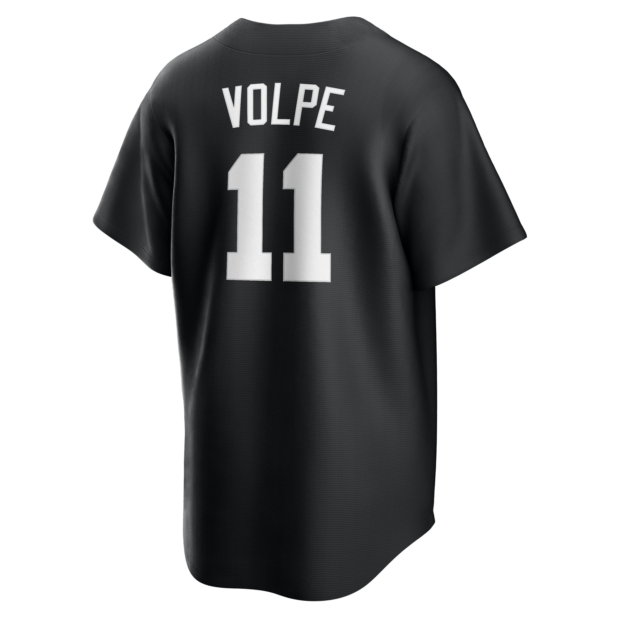 Anthony Volpe New York Yankees Fashion Player Jersey - Black - Image 4