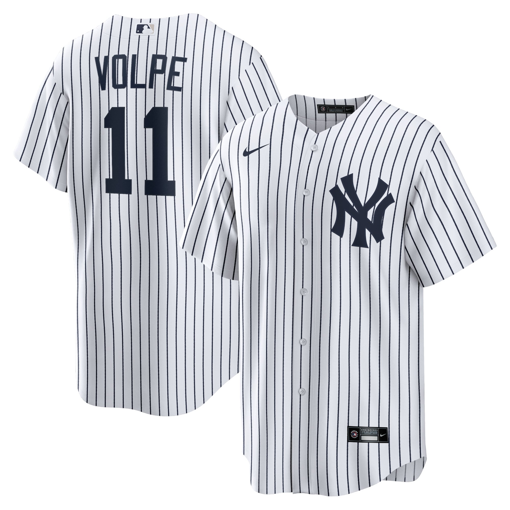 Anthony Volpe New York Yankees Home Player Jersey - White - Image 2