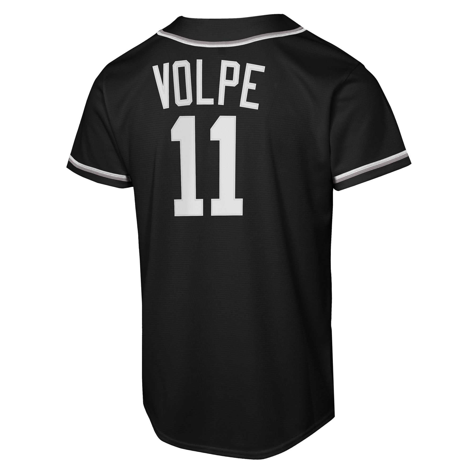 Anthony Volpe New York Yankees Youth Fashion Player Jersey - Black - Image 4
