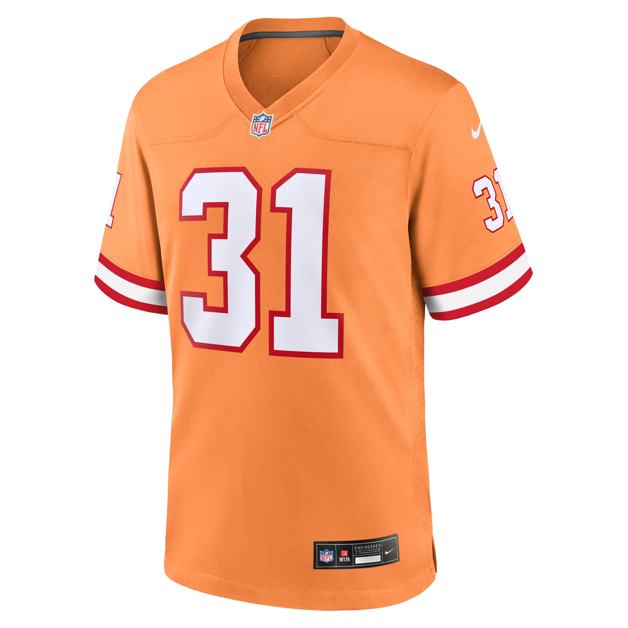 Antoine Winfield Jr. Tampa Bay Buccaneers Throwback Game Jersey - Orange - Image 3