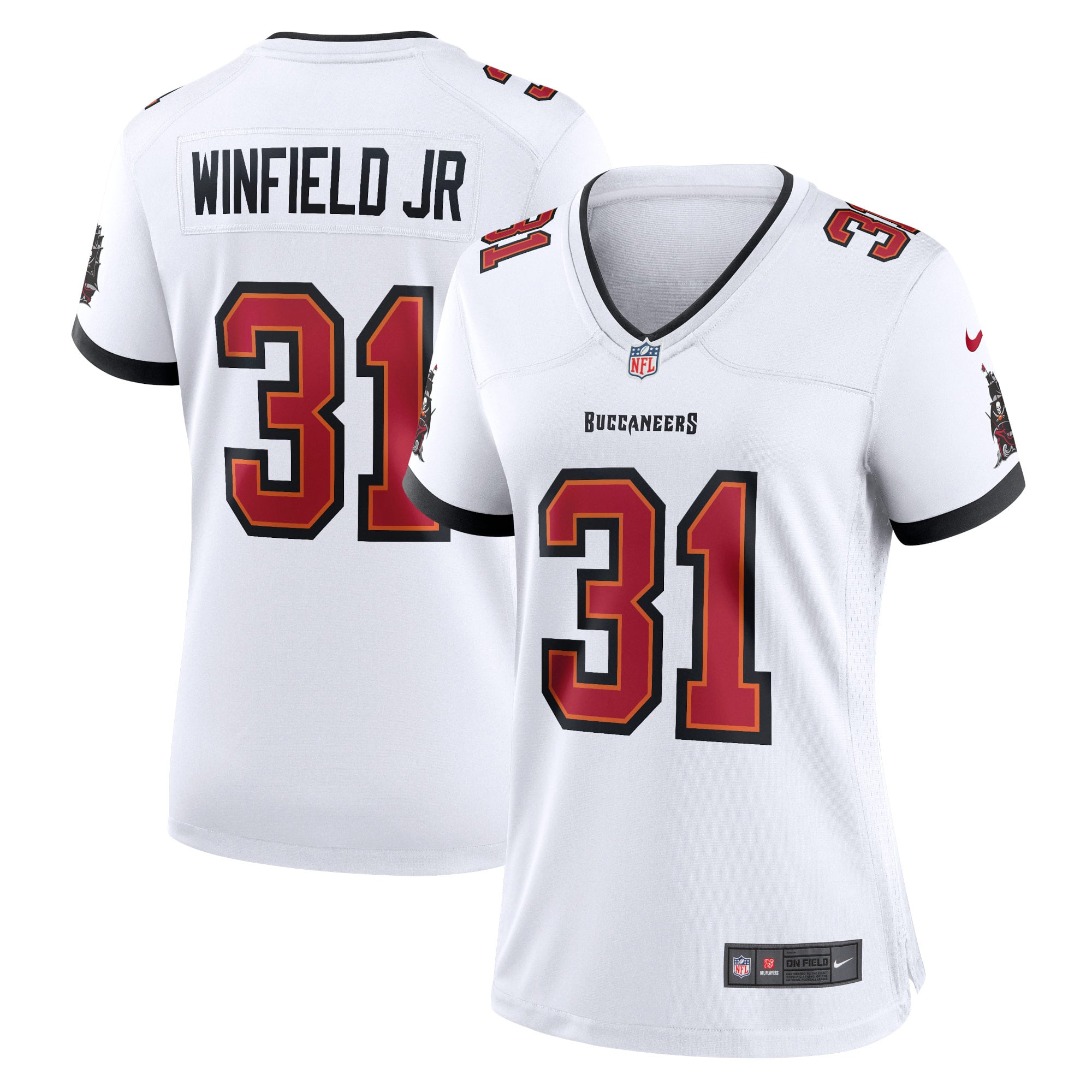 Antoine Winfield Jr. Tampa Bay Buccaneers Women's Game Jersey - White - Image 2