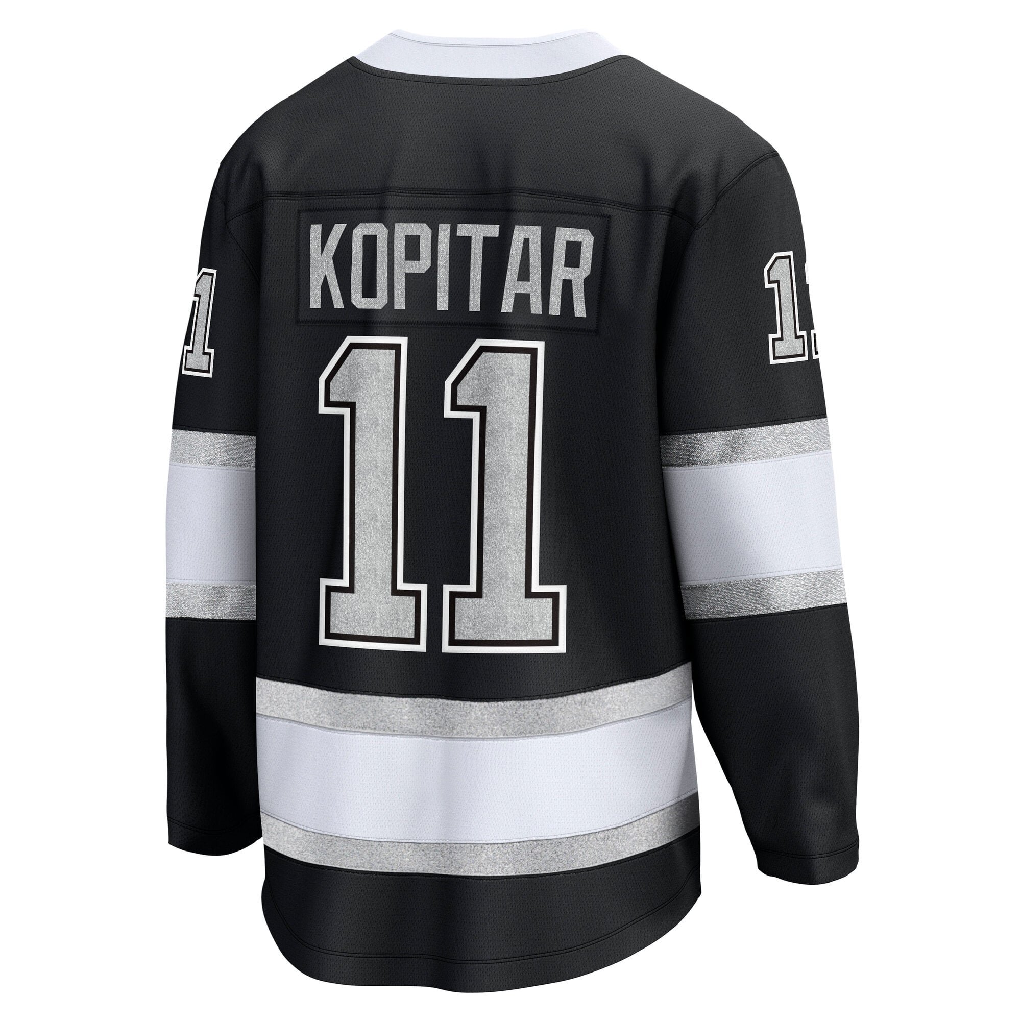 Anze Kopitar Los Angeles Kings Home Premier Breakaway Player Jersey - Black - Image 4