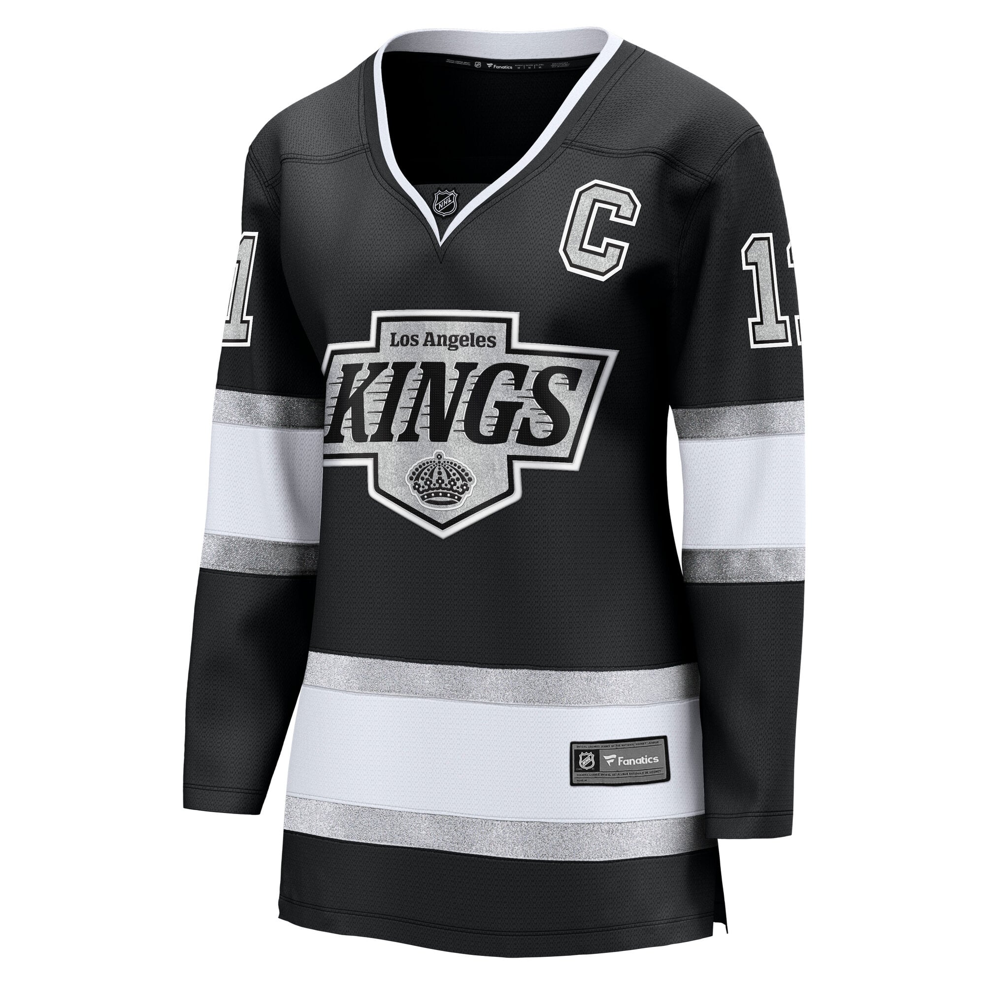 Anze Kopitar Los Angeles Kings Women's Home Breakaway Jersey - Black - Image 3