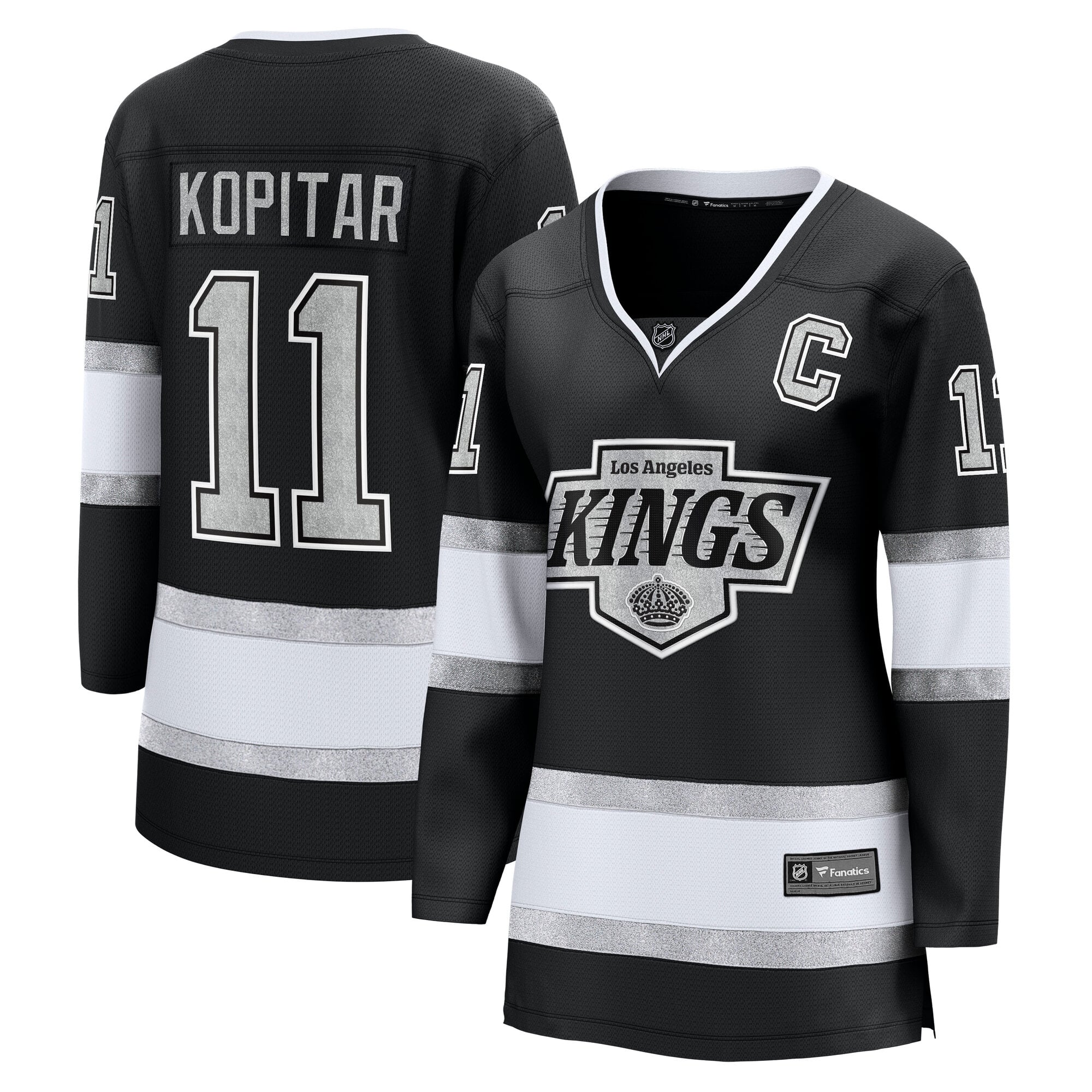 Anze Kopitar Los Angeles Kings Women's Home Breakaway Jersey - Black