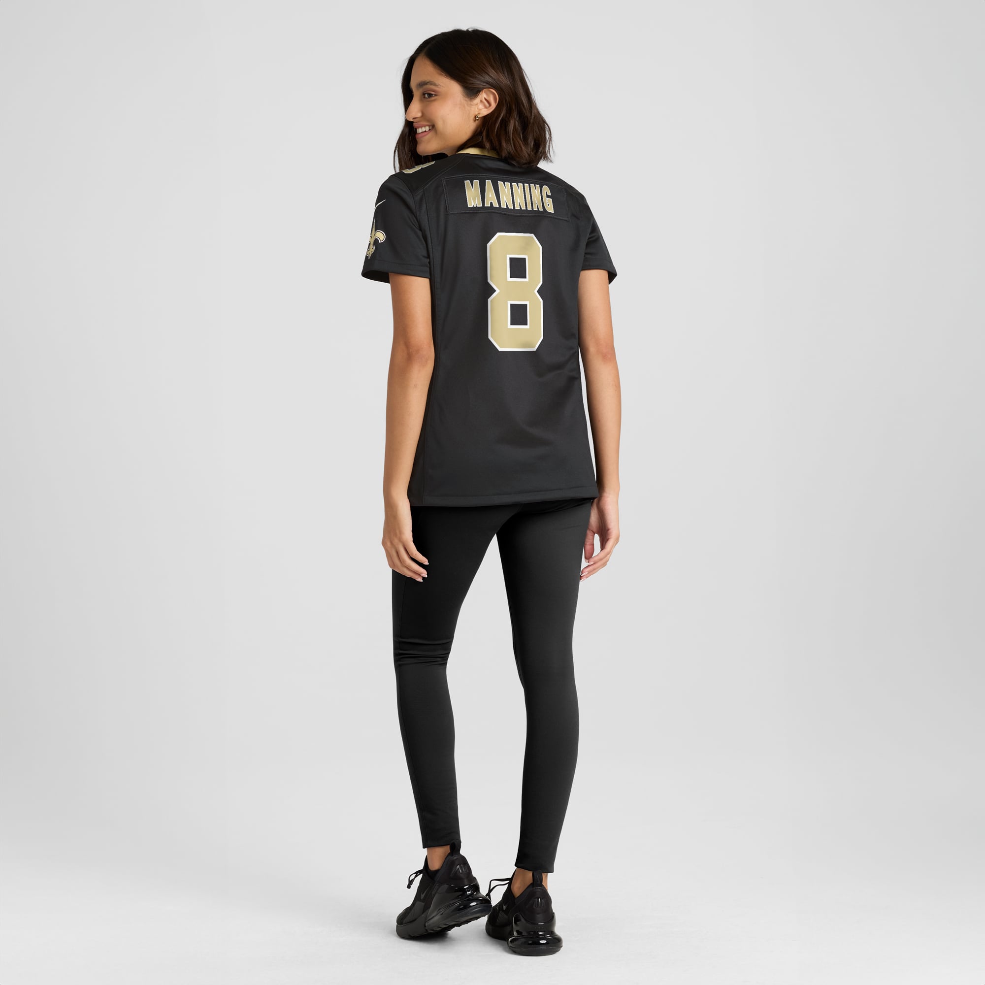 Archie Manning New Orleans Saints Women's Game Retired Player Jersey - Black - Image 6