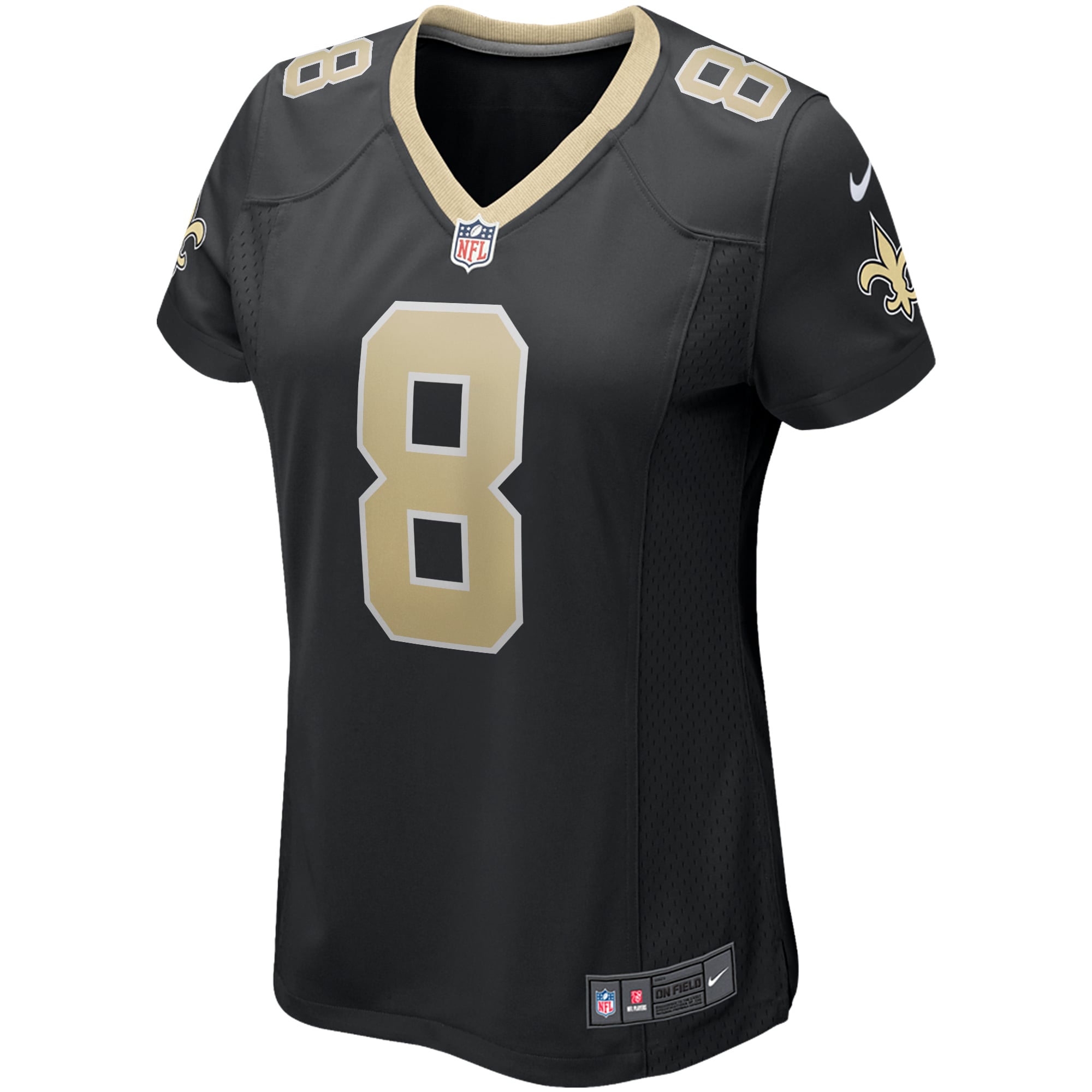 Archie Manning New Orleans Saints Women's Game Retired Player Jersey - Black - Image 3