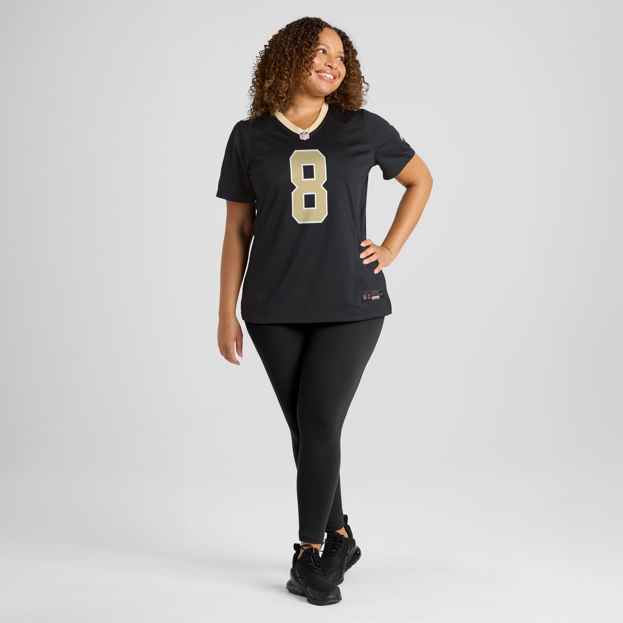 Archie Manning New Orleans Saints Women's Game Retired Player Jersey - Black - Image 7