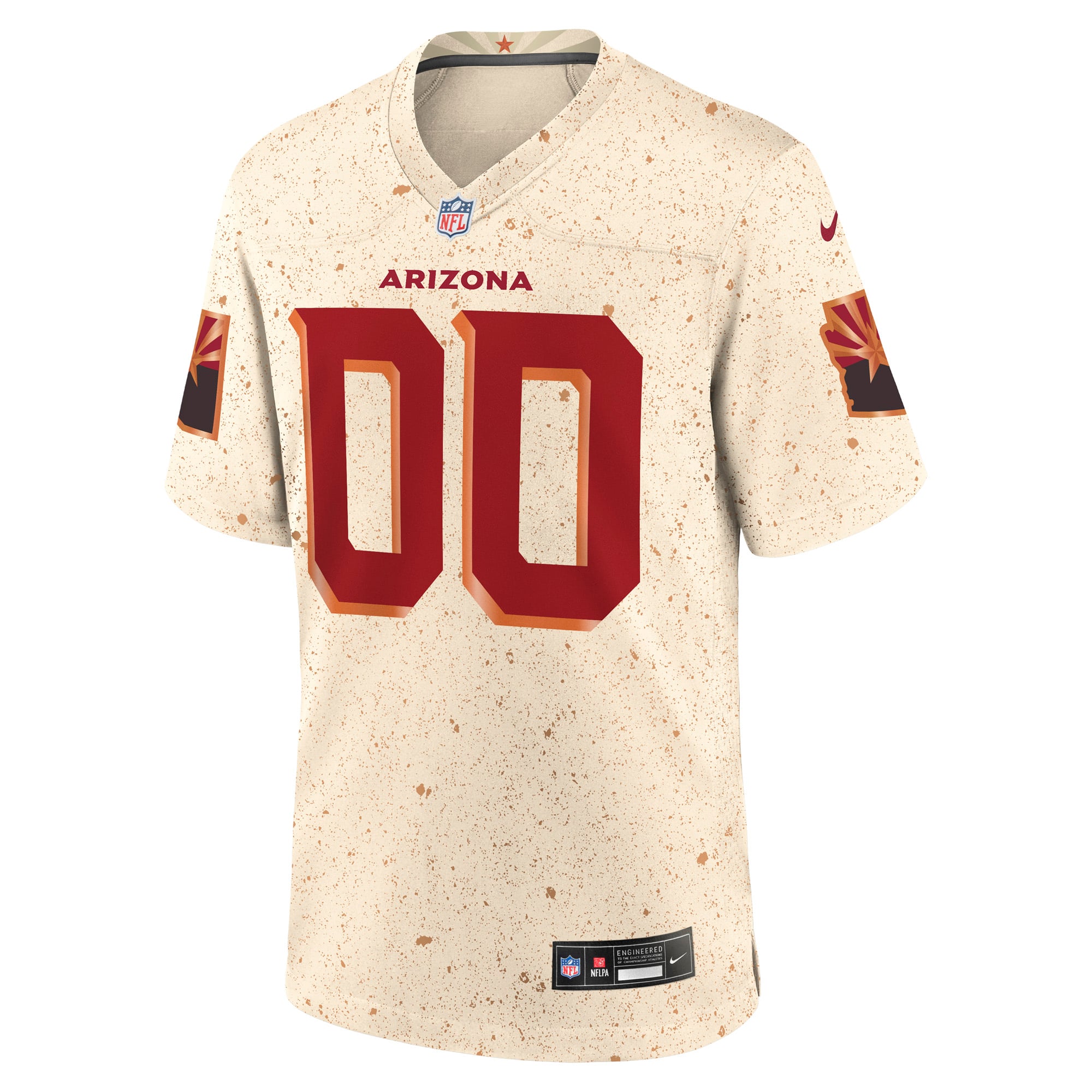 Arizona Cardinals 2025 Rivalries Collection Custom Game Jersey - Natural - Image 3