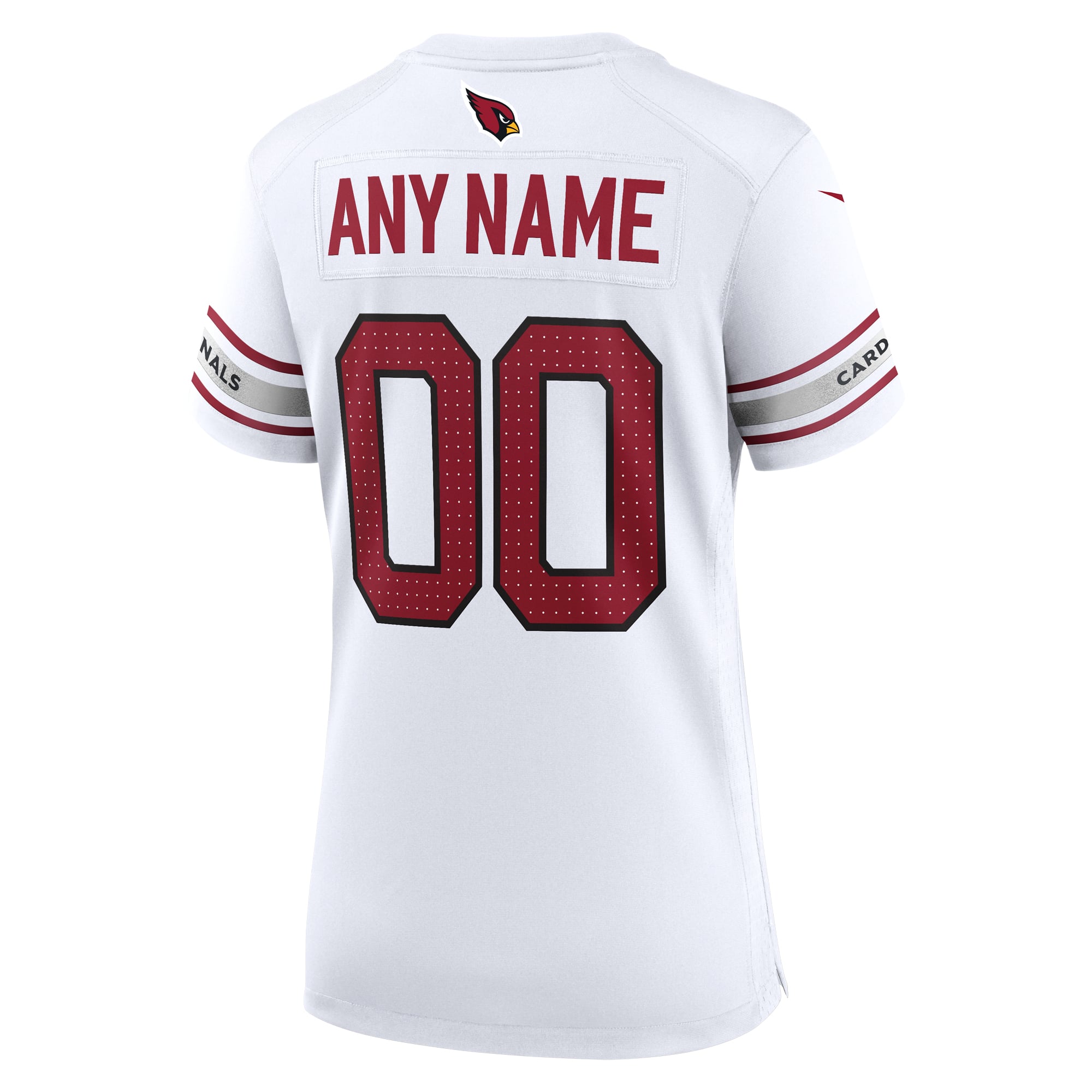 Arizona Cardinals Women's Alternate Custom Game Jersey - White - Image 4