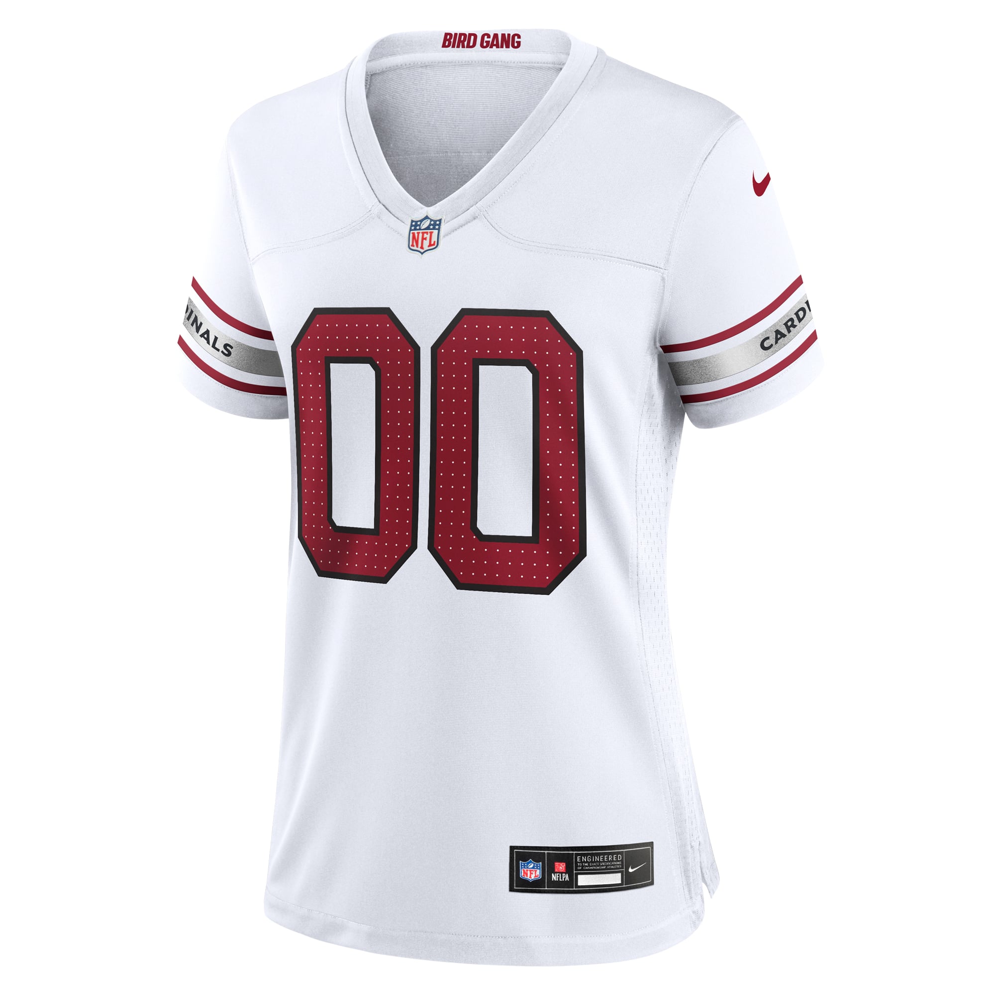 Arizona Cardinals Women's Custom Game Jersey - White - Image 3
