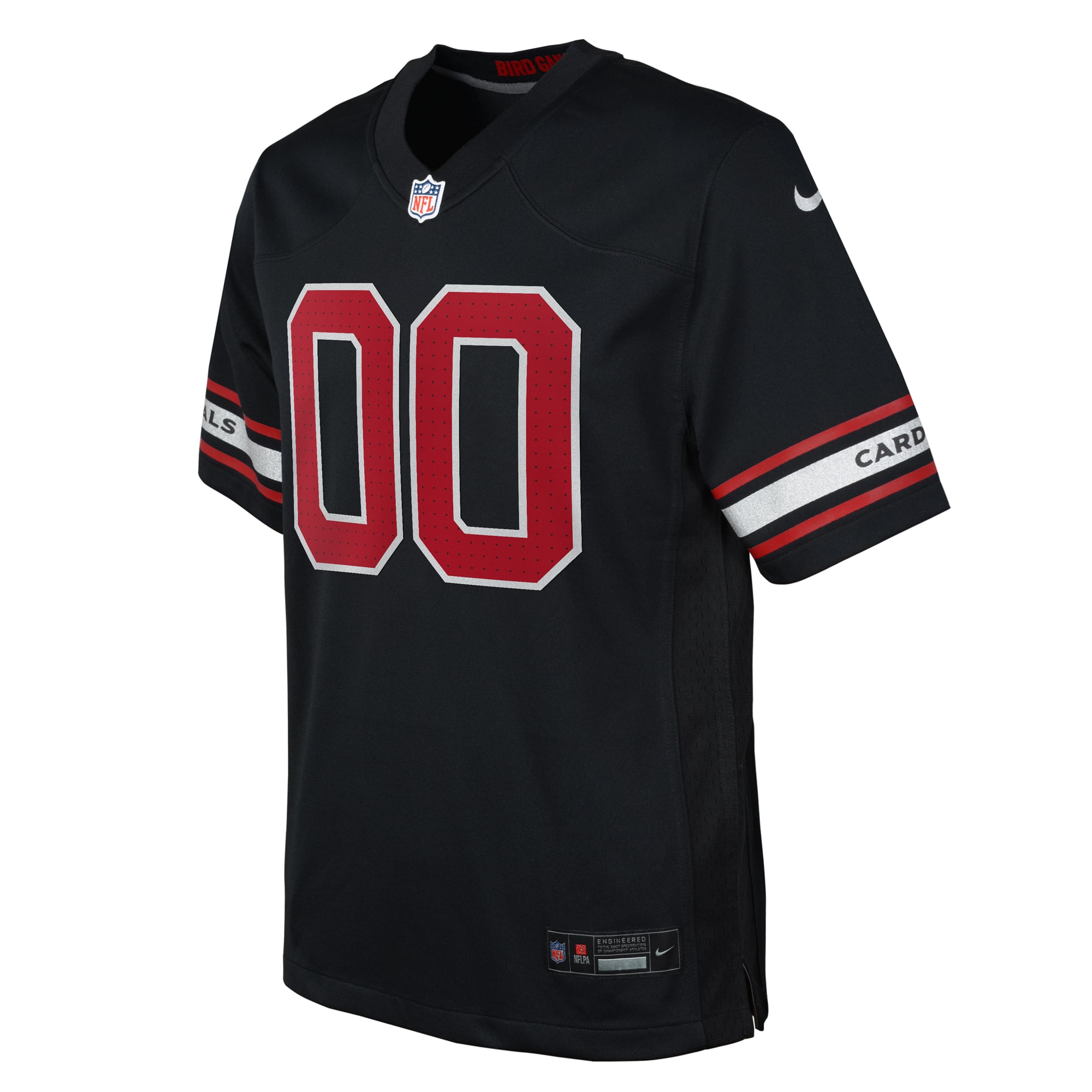 Arizona Cardinals Youth Alternate Custom Game Jersey - Black - Image 3