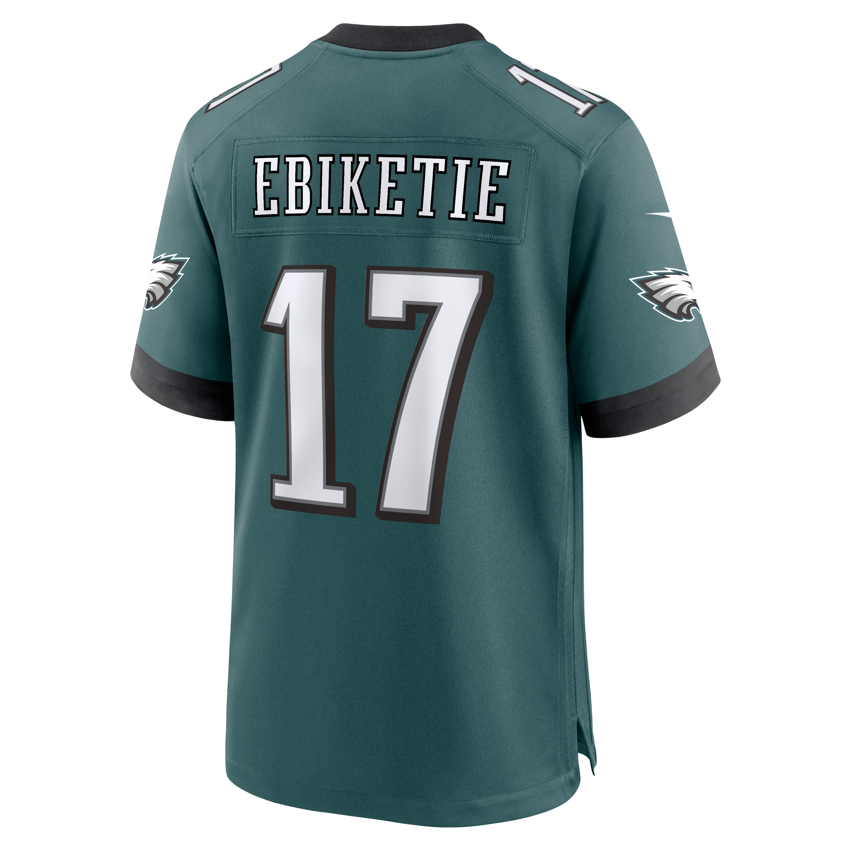 Arnold Ebiketie Philadelphia Eagles Team Game Jersey - Midnight Green - Image 4