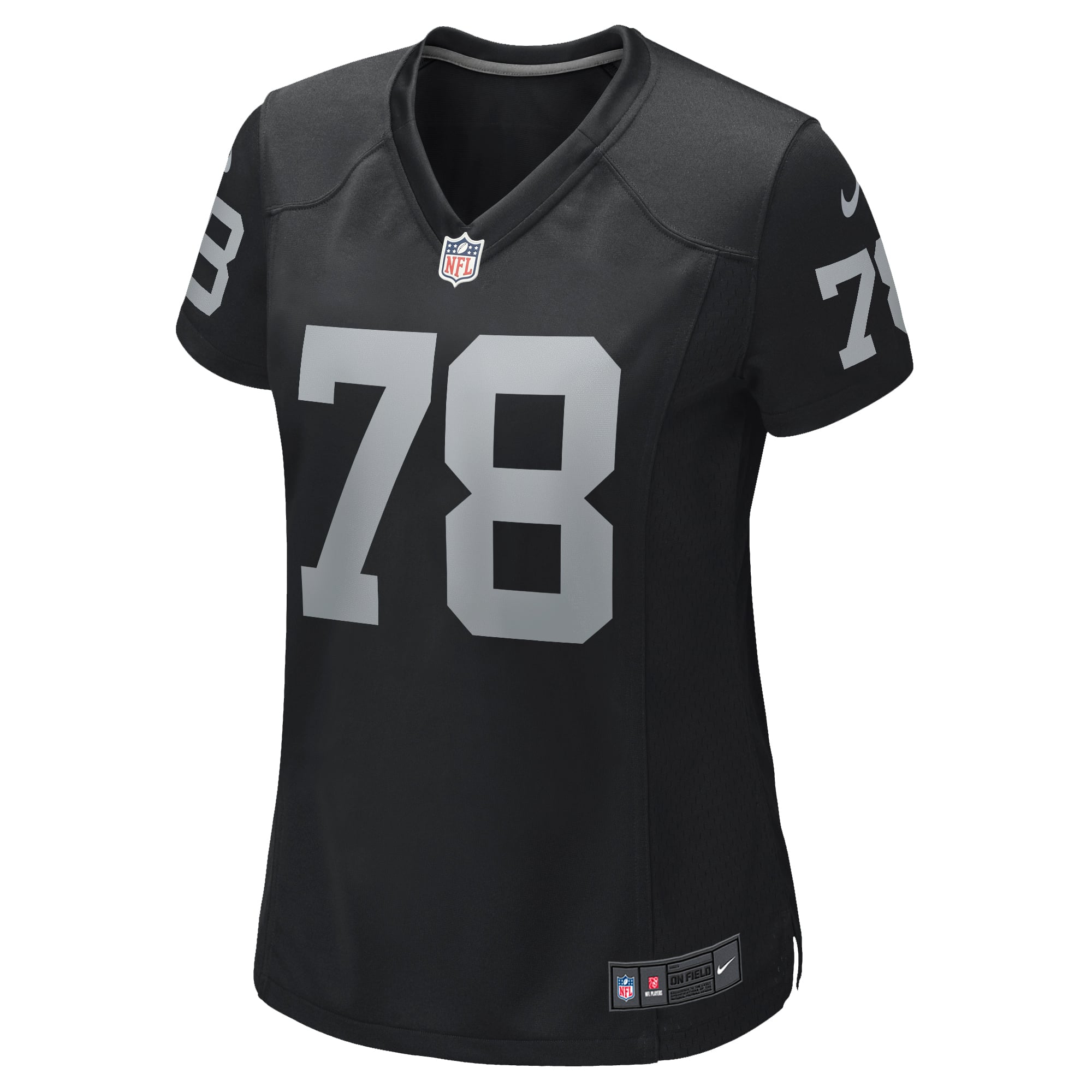 Art Shell Las Vegas Raiders Women's Game Retired Player Jersey - Black - Image 3