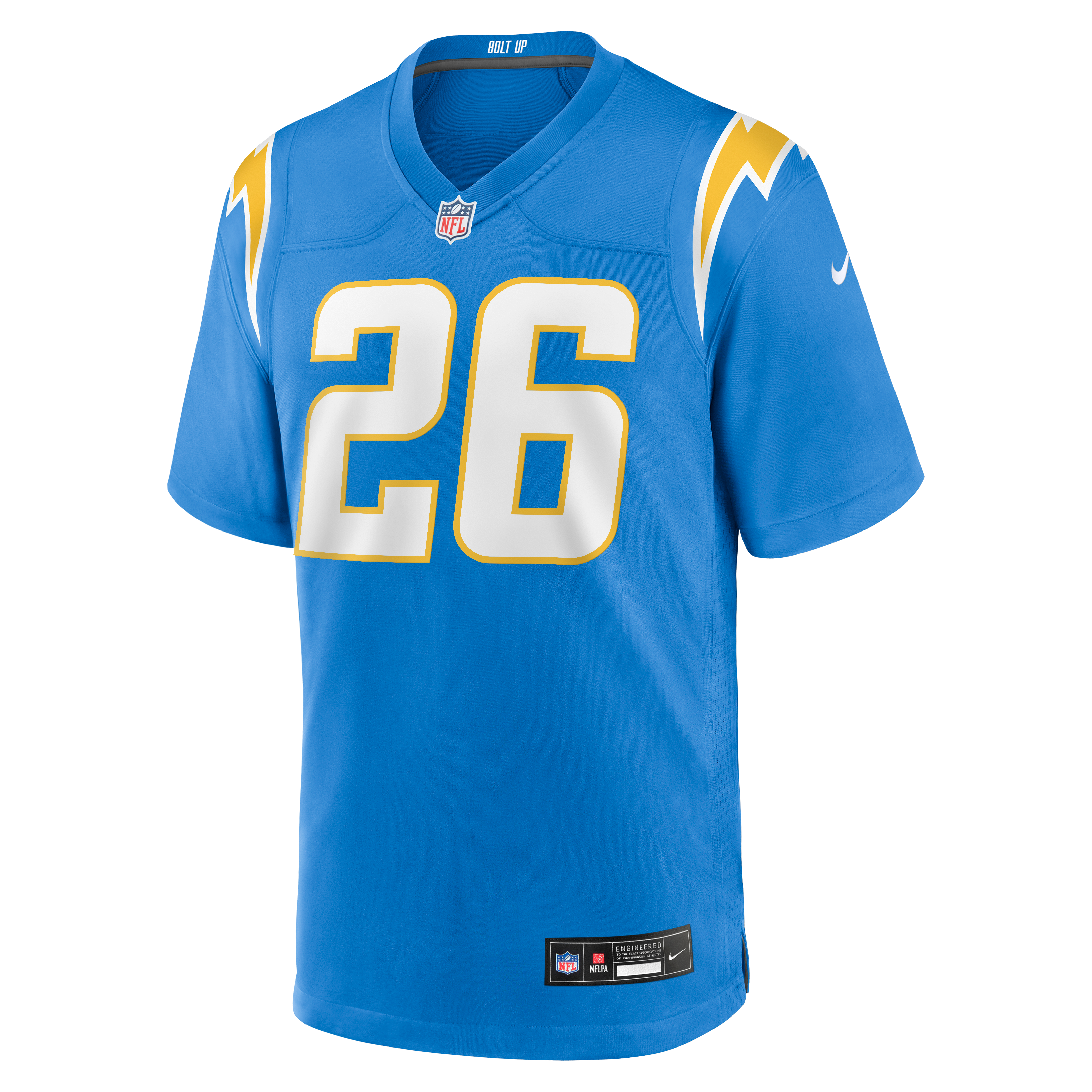 Asante Samuel Jr. Los Angeles Chargers Game Player Jersey - Powder Blue - Image 3