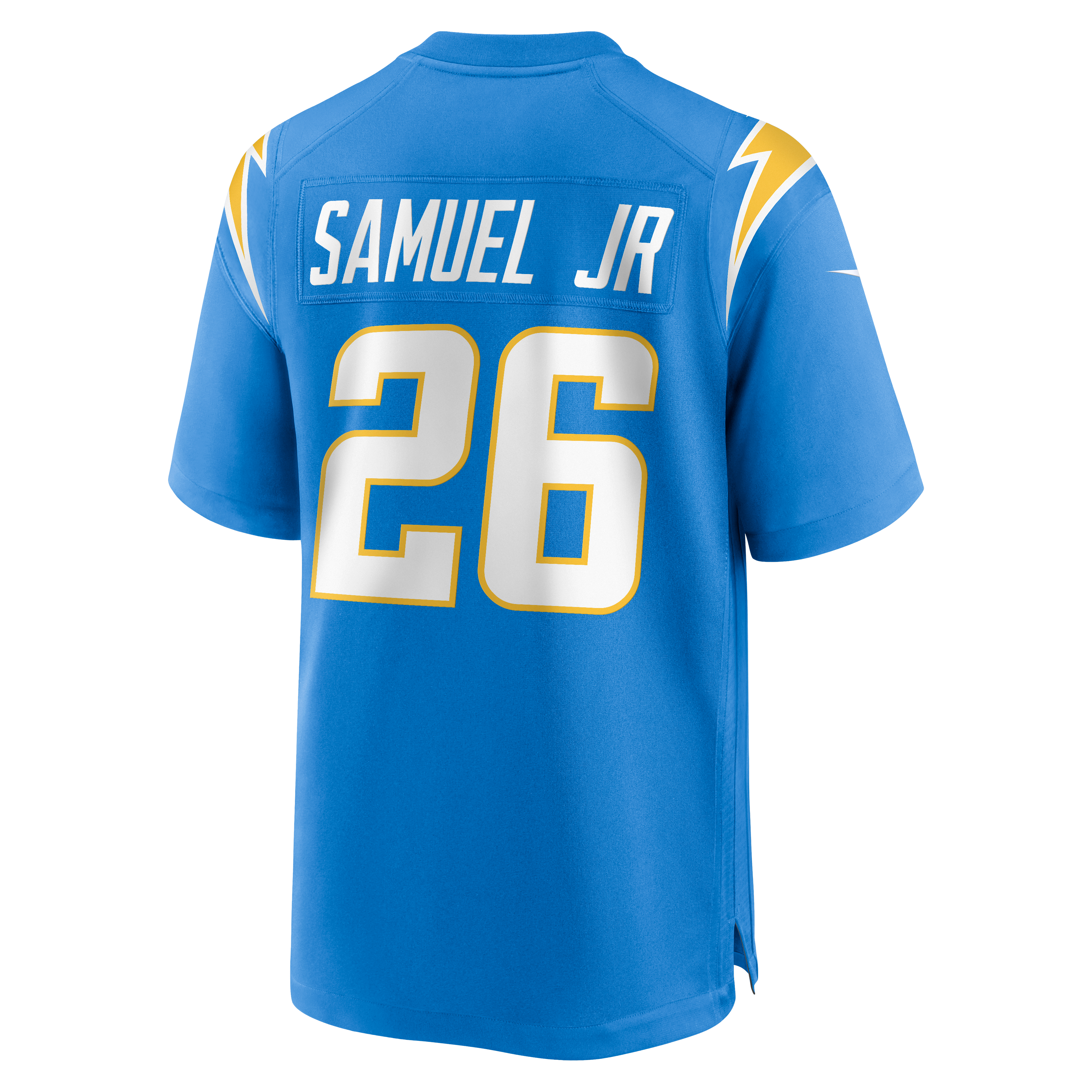 Asante Samuel Jr. Los Angeles Chargers Game Player Jersey - Powder Blue - Image 4