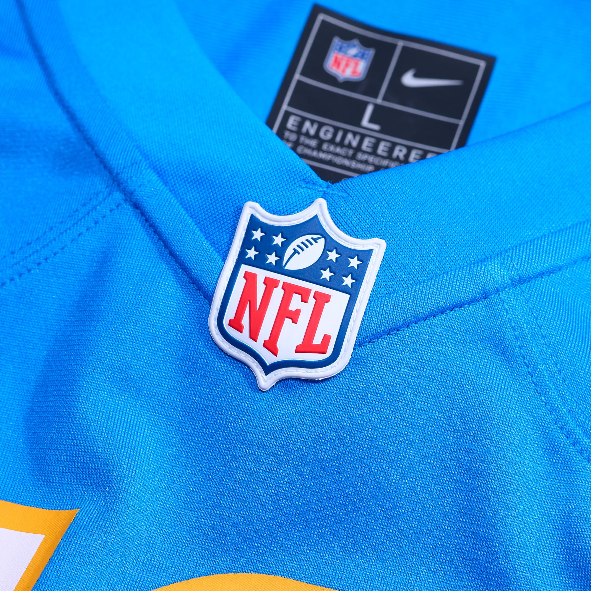 Asante Samuel Jr. Los Angeles Chargers Game Player Jersey - Powder Blue - Image 5