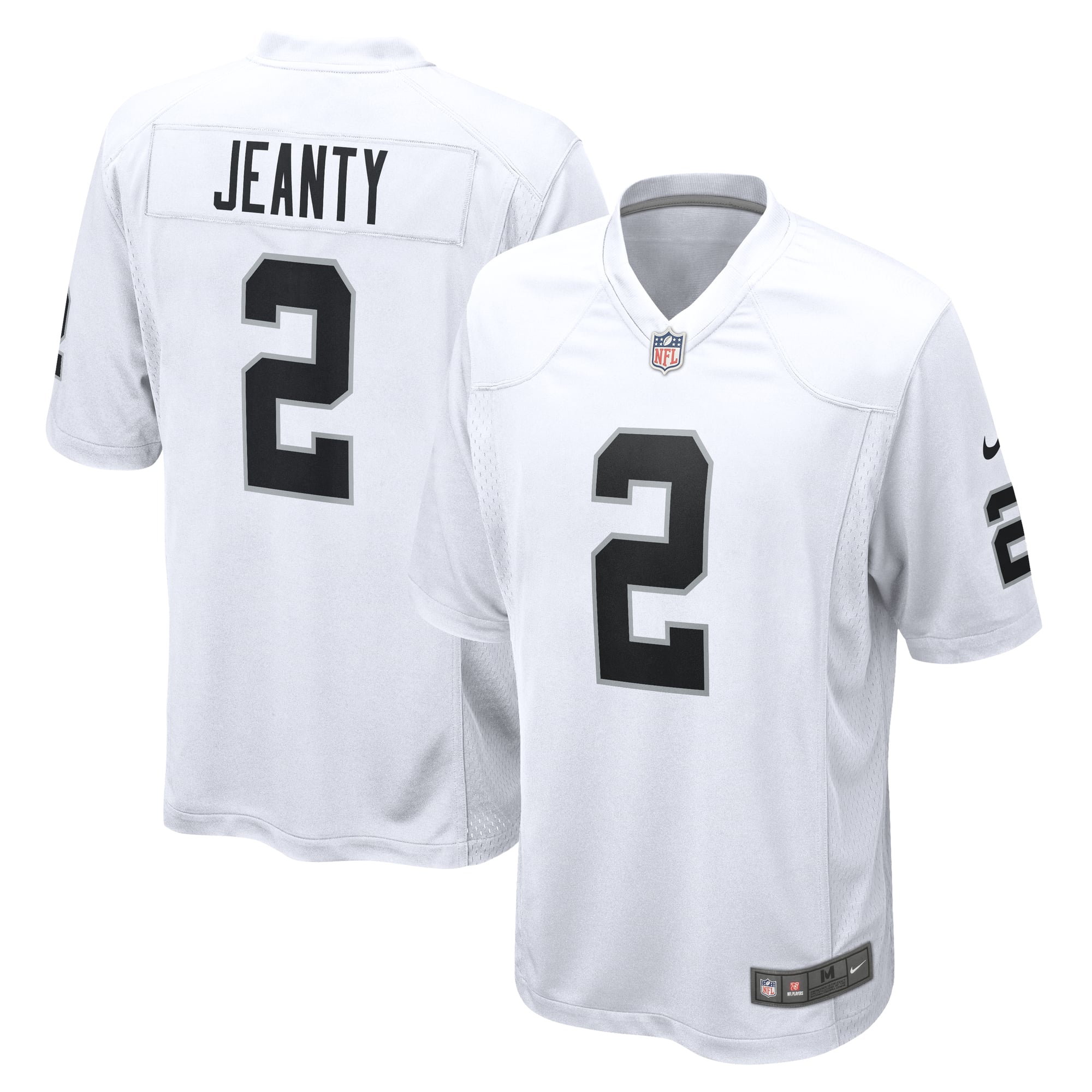 Ashton Jeanty Las Vegas Raiders Game Jersey - White - White - Image 2