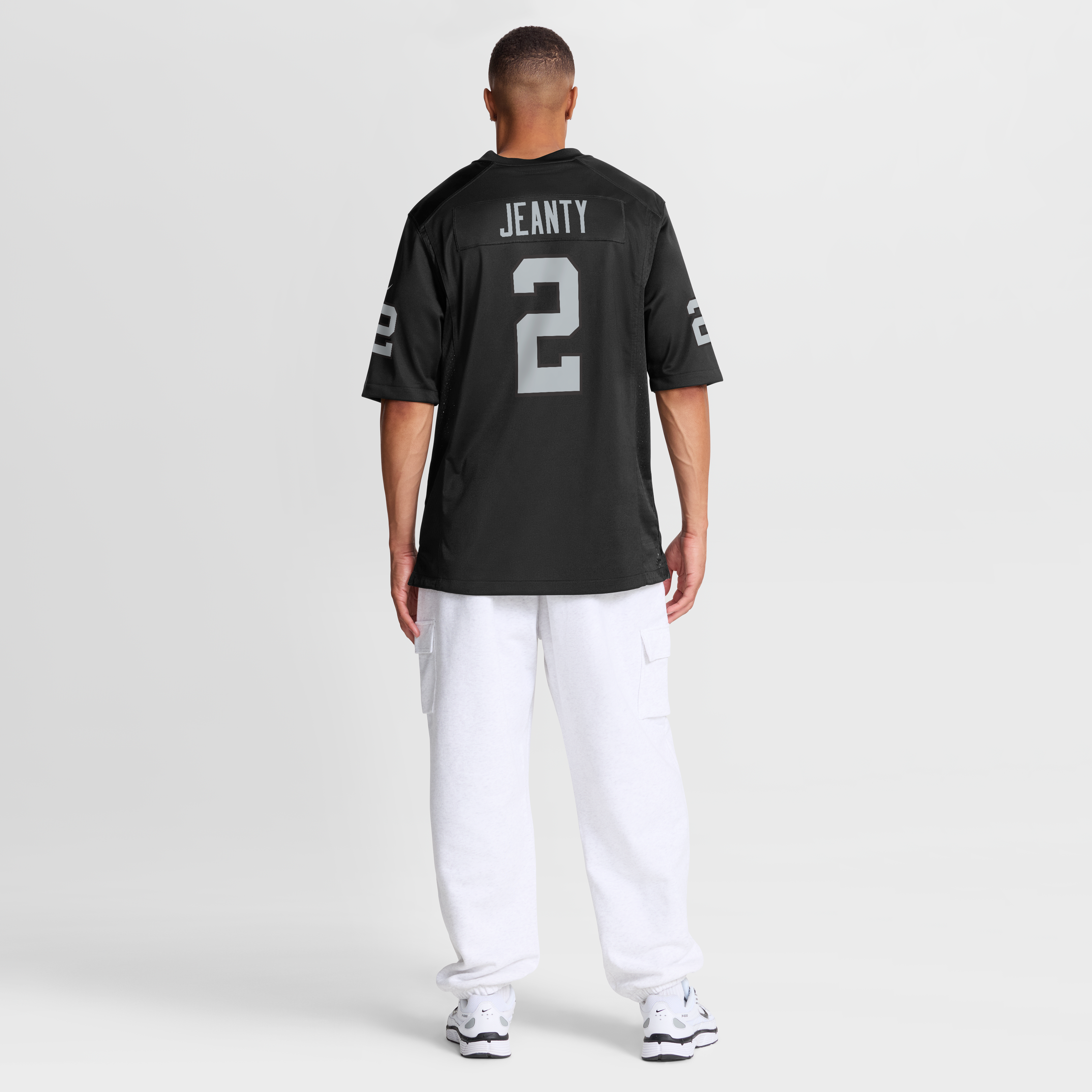 Ashton Jeanty Las Vegas Raiders Team Game Jersey - Black - Image 6