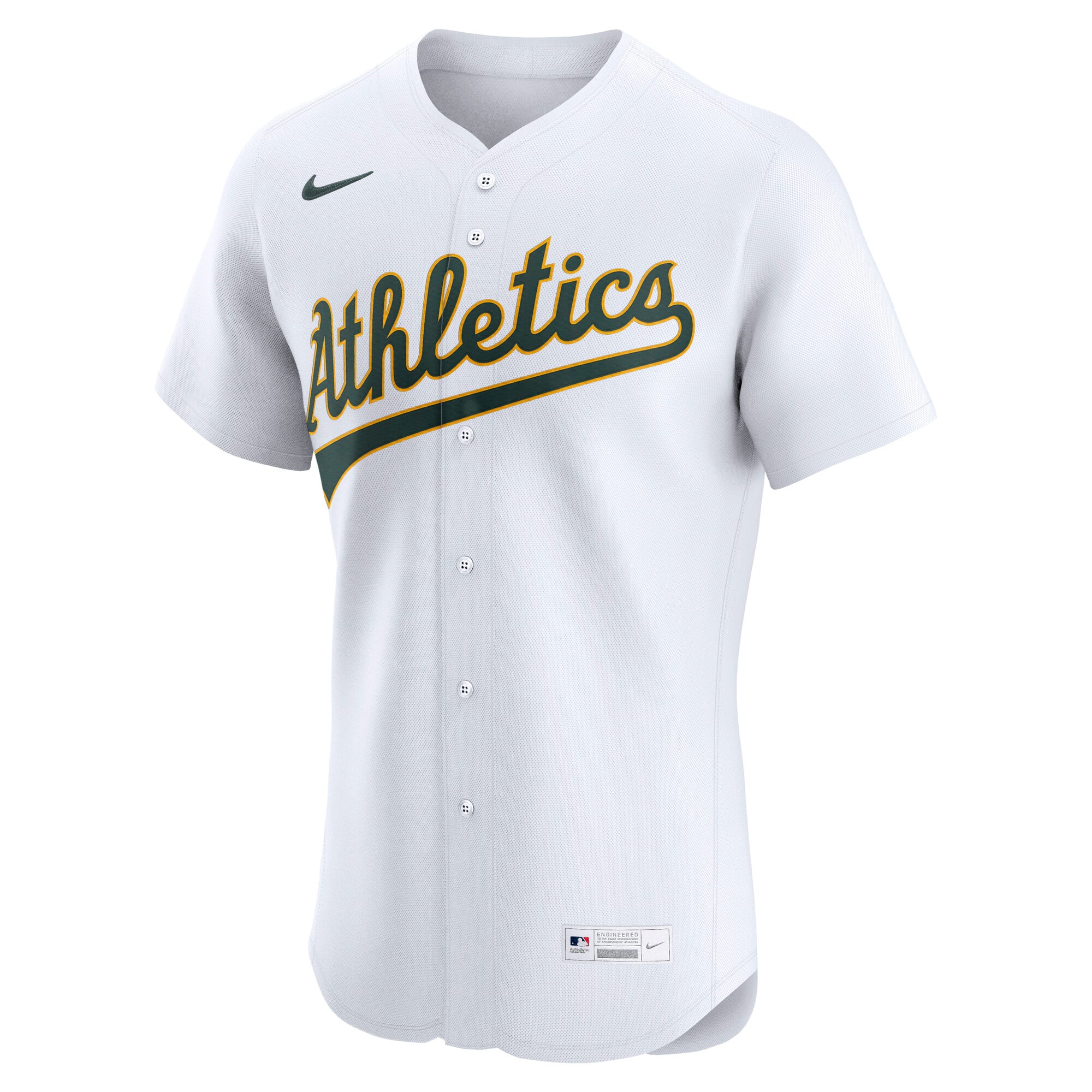 Athletics Alternate 2 Elite Jersey - White - Image 3