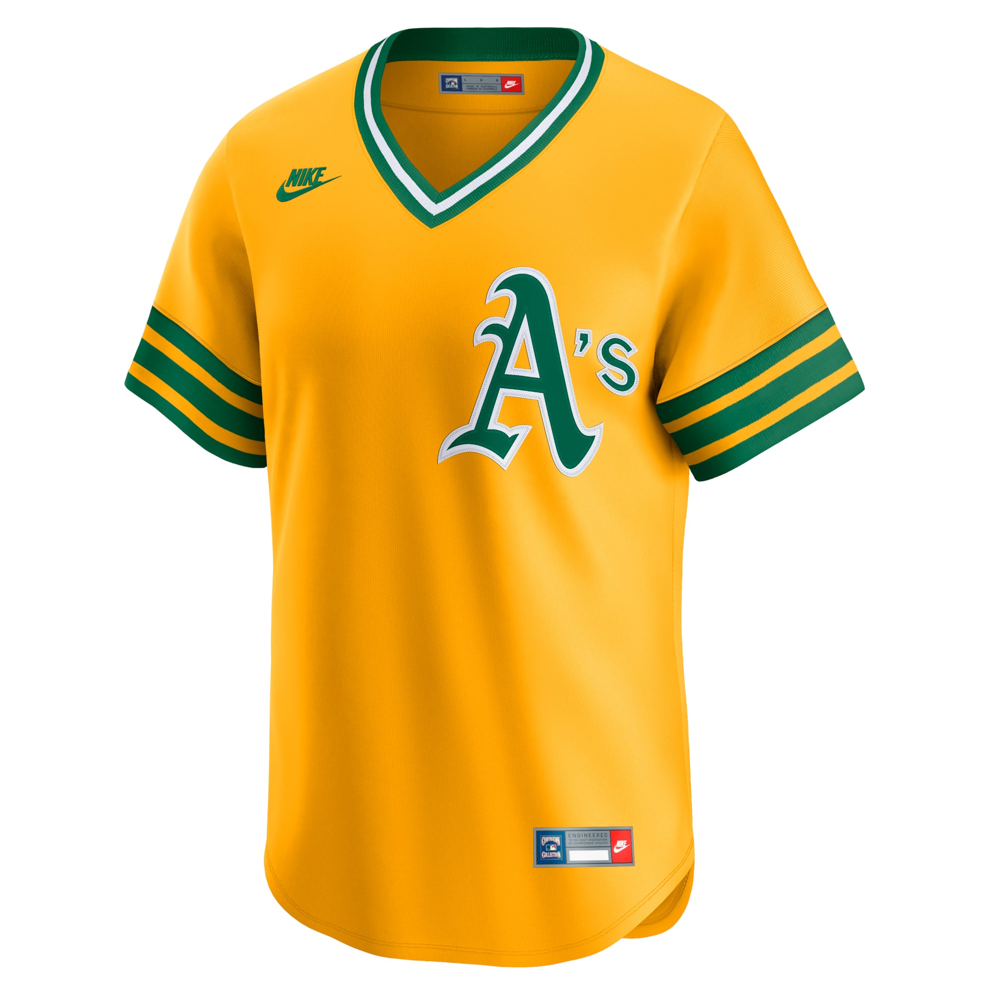Athletics Cooperstown Collection Limited Jersey - Gold - Image 3