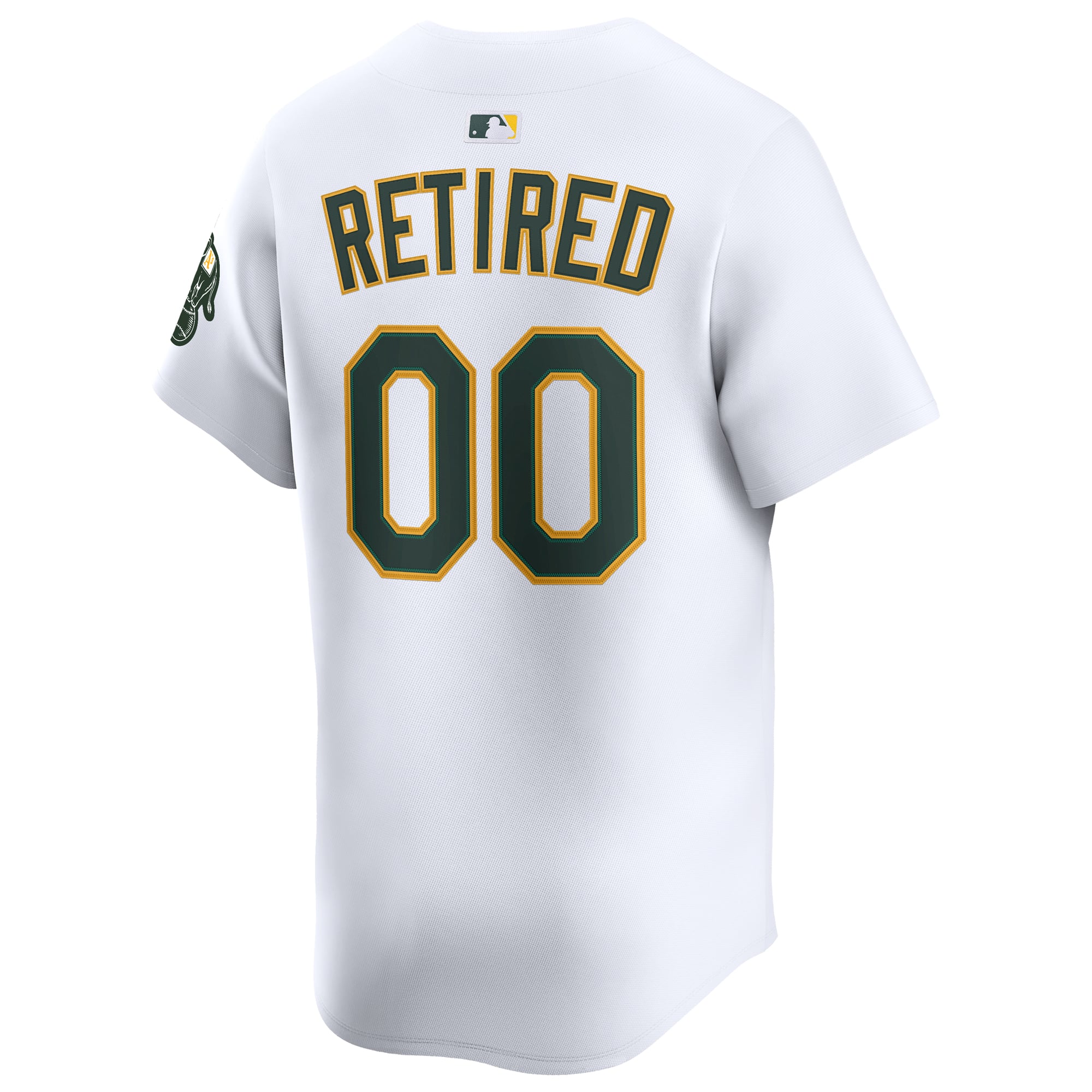 Athletics Home Limited Pick-A-Player Retired Roster Jersey - White - Image 4