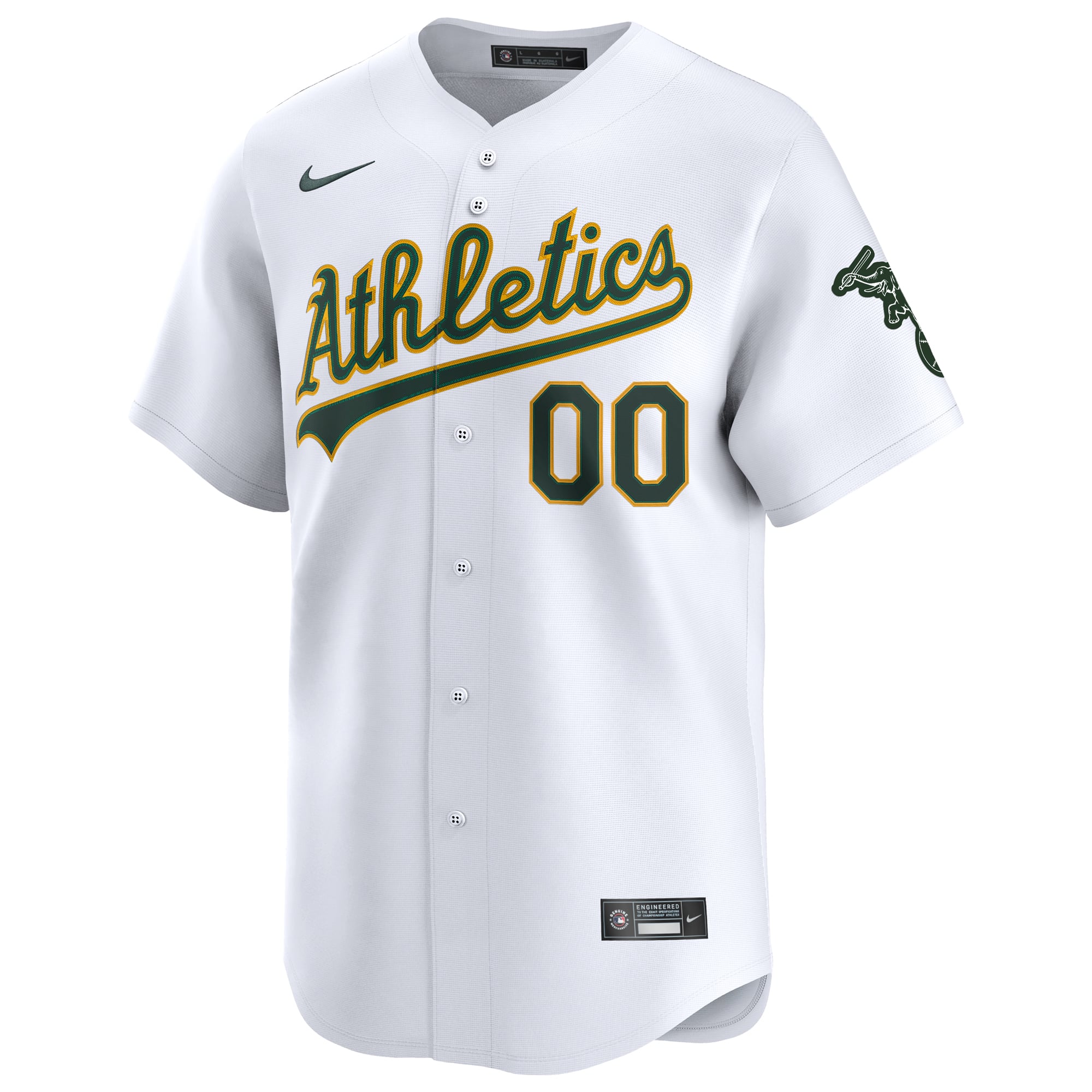 Athletics Home Limited Pick-A-Player Retired Roster Jersey - White - Image 3