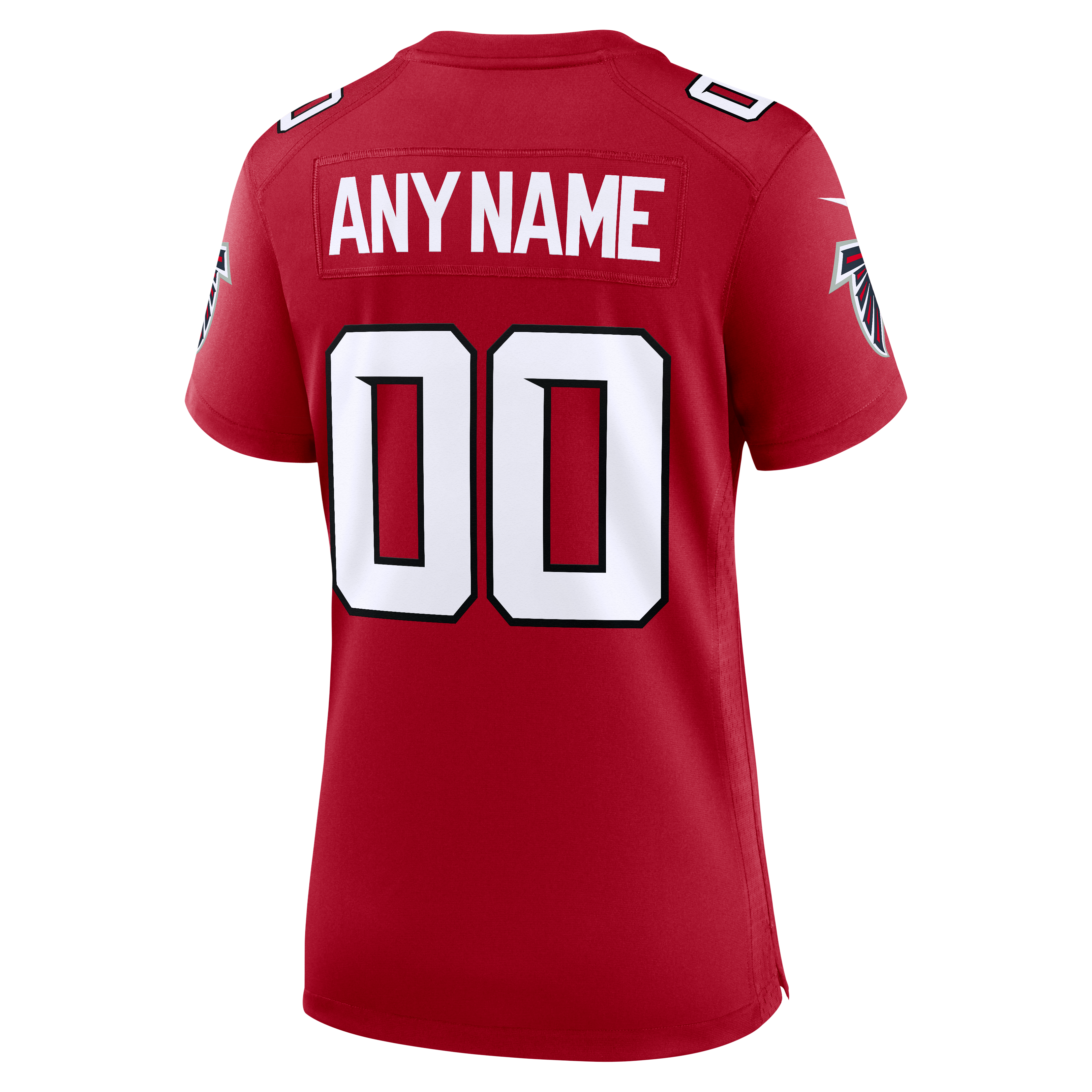 Atlanta Falcons Women's Custom Game Jersey - Red - Image 4