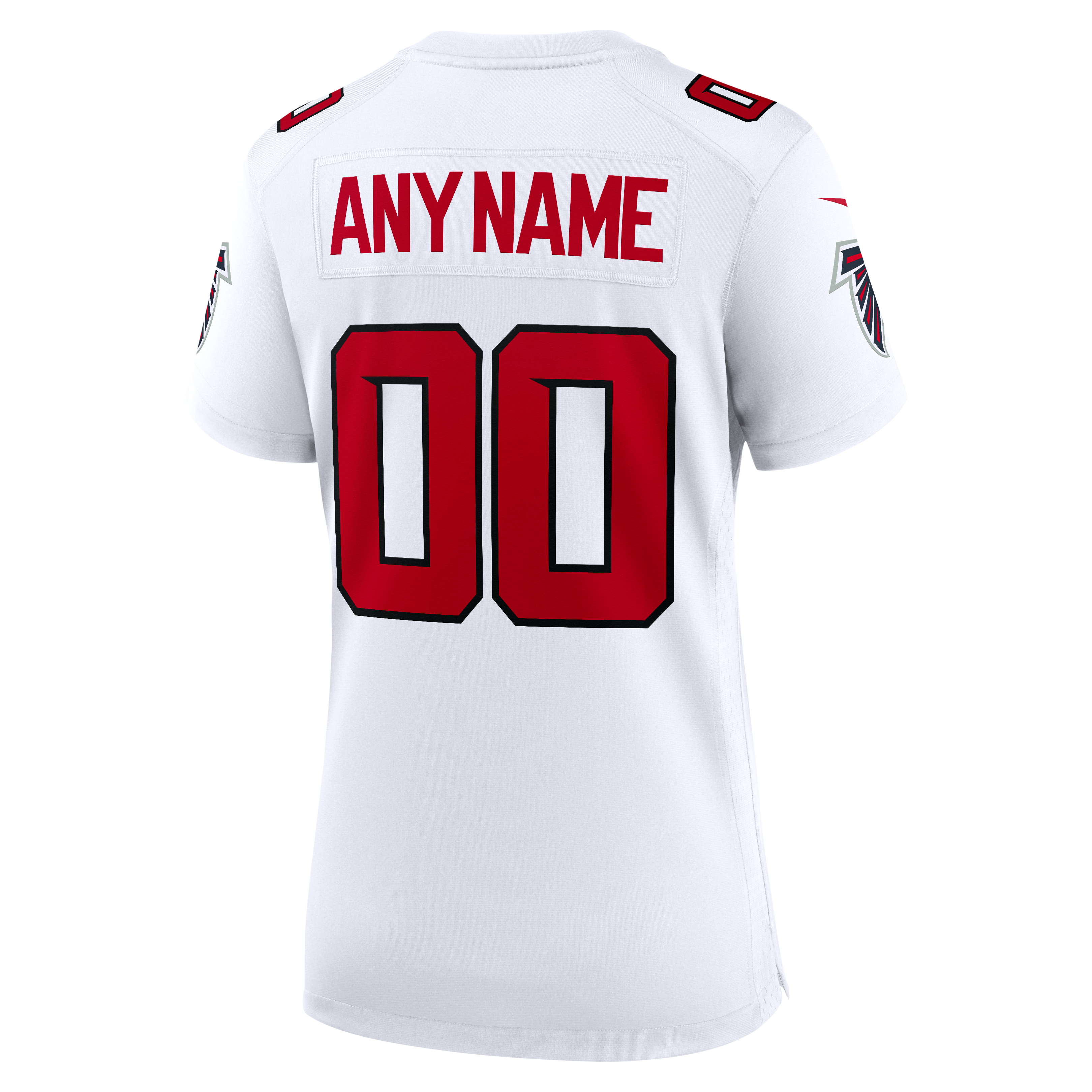 Atlanta Falcons Women's Custom Game Jersey - White - Image 4