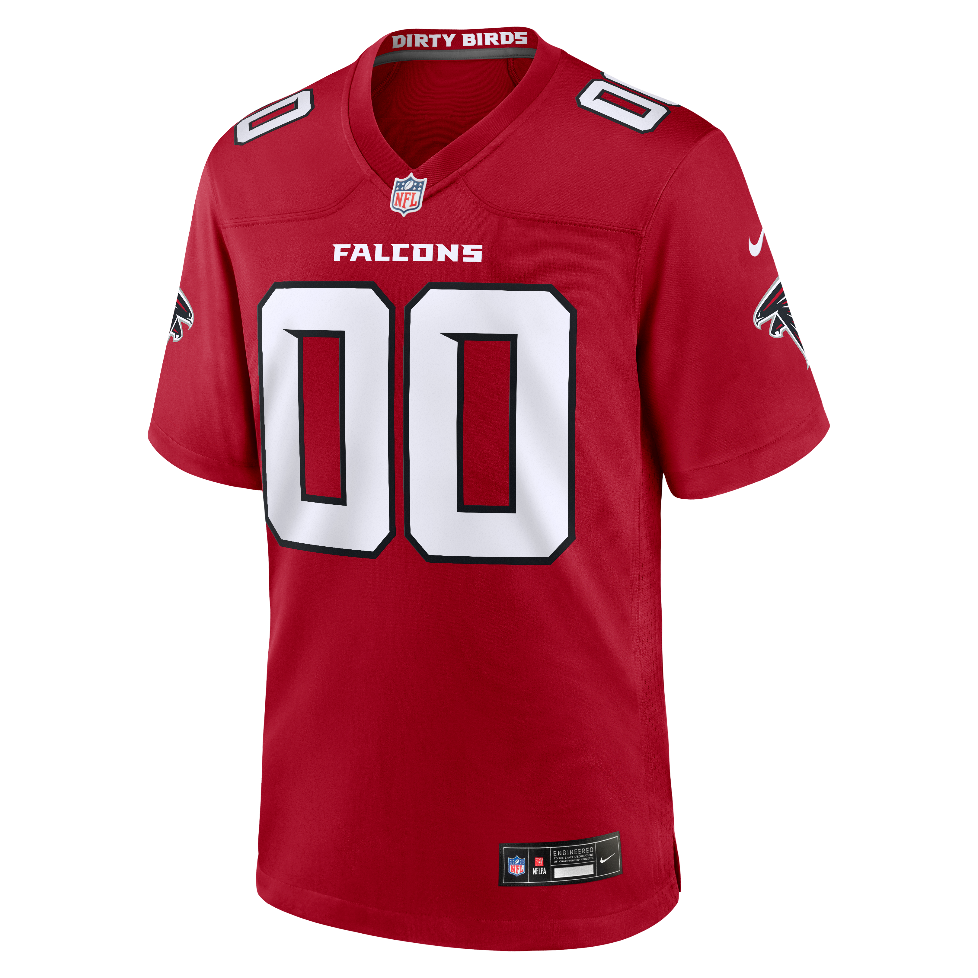 Atlanta Falcons Youth Custom Game Jersey - Red - Image 3