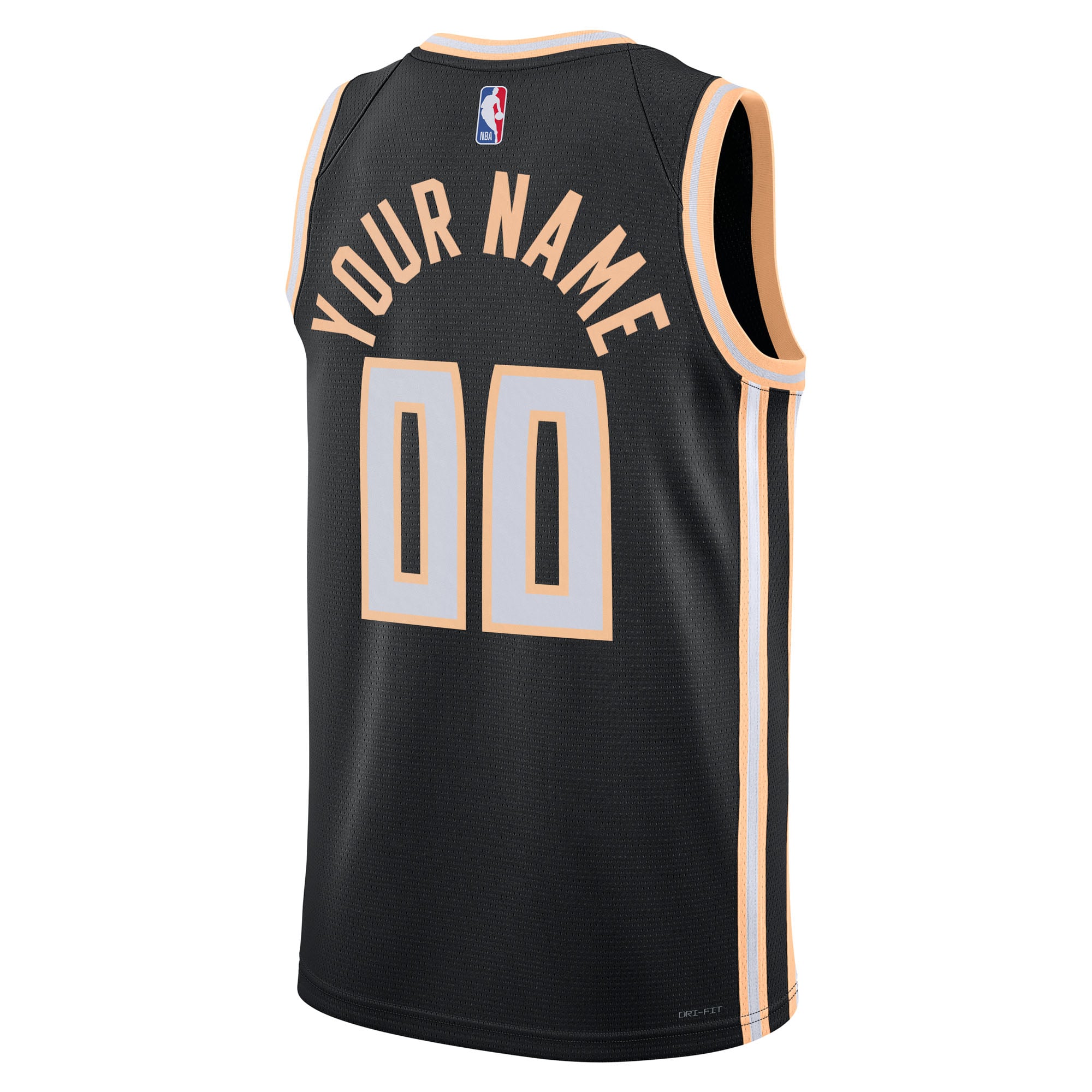 Atlanta Hawks Unisex 2025/26 City Edition Swingman Custom Jersey - Black - Image 4