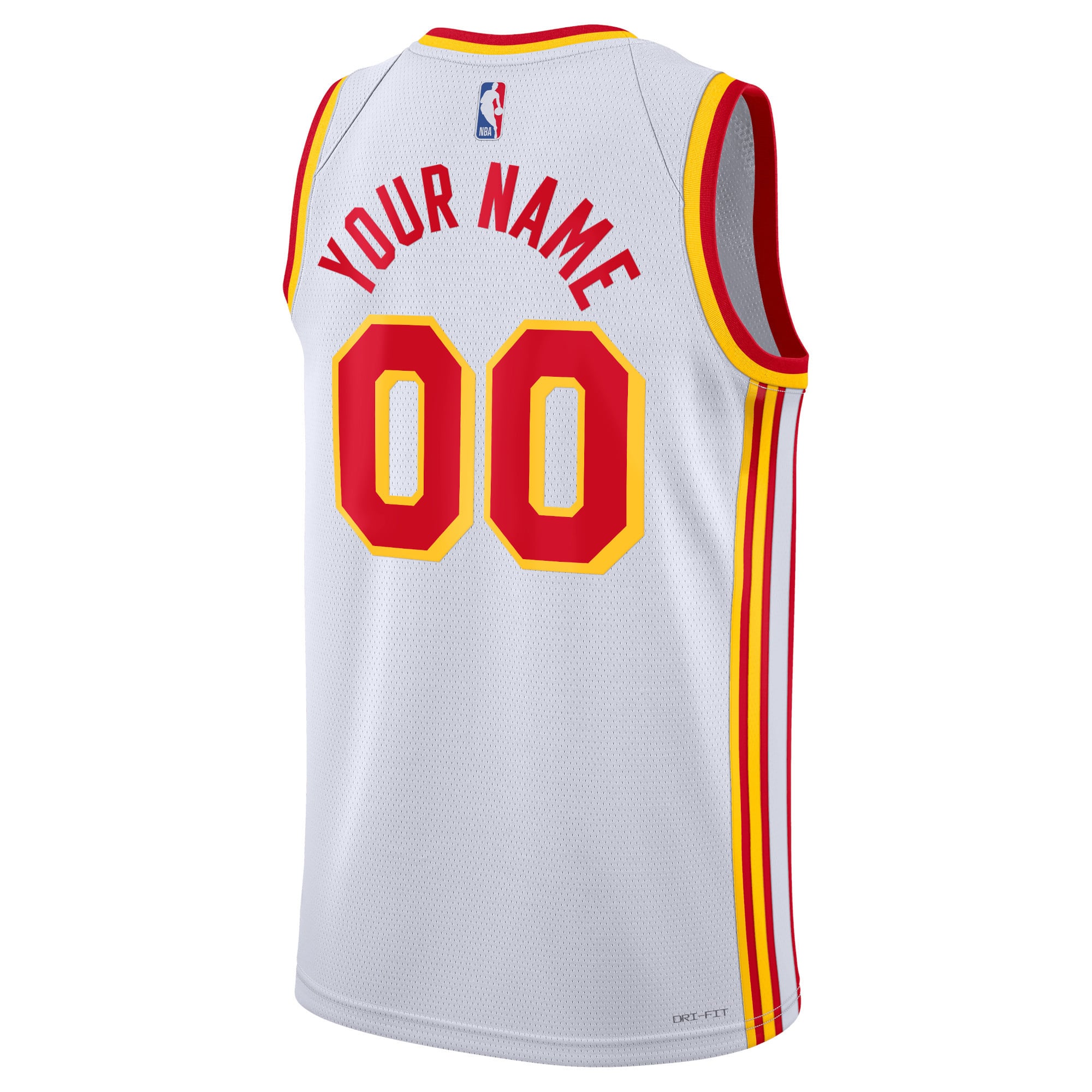 Atlanta Hawks Unisex Swingman Custom Jersey White - Association Edition - White - Image 4