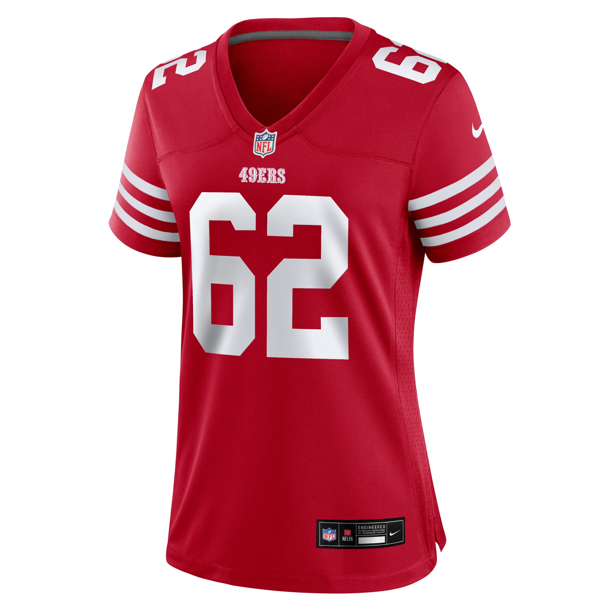 Austen Pleasants San Francisco 49ers Women's Team Game Jersey - Scarlet - Image 3