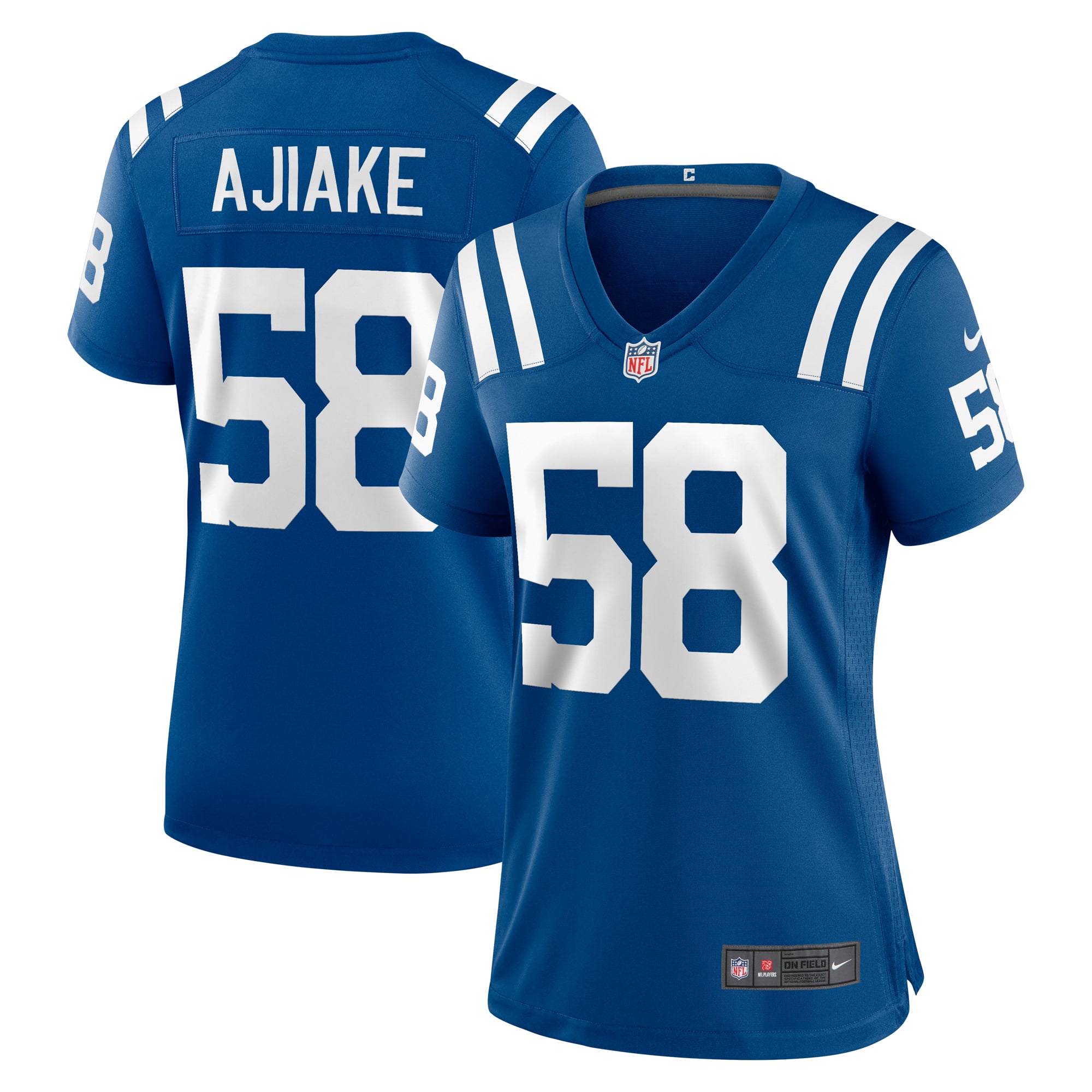 Austin Ajiake Indianapolis Colts Women's Game Jersey - Royal - Image 2