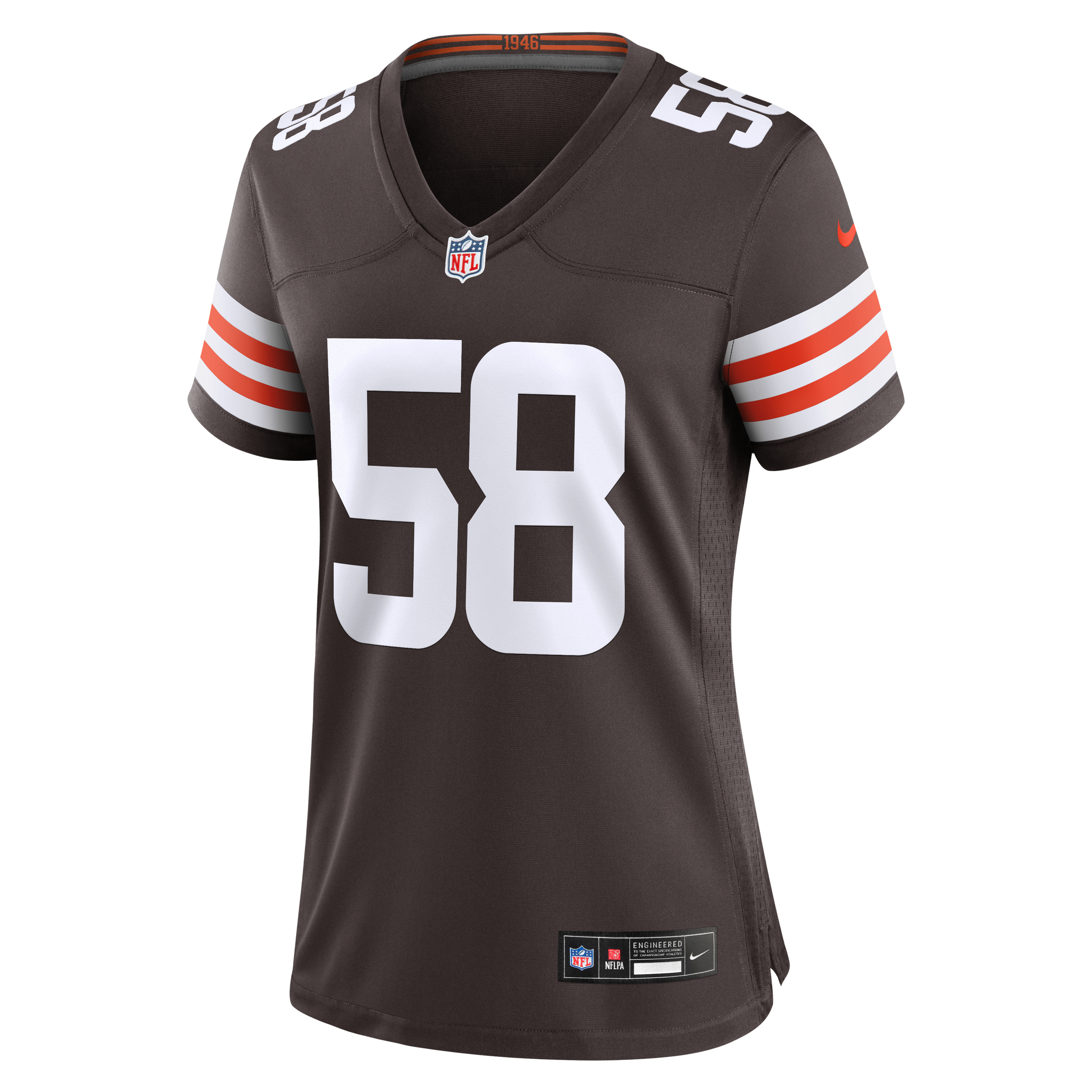 Austin Barber Cleveland Browns Women's Team Game Jersey - Brown - Image 7