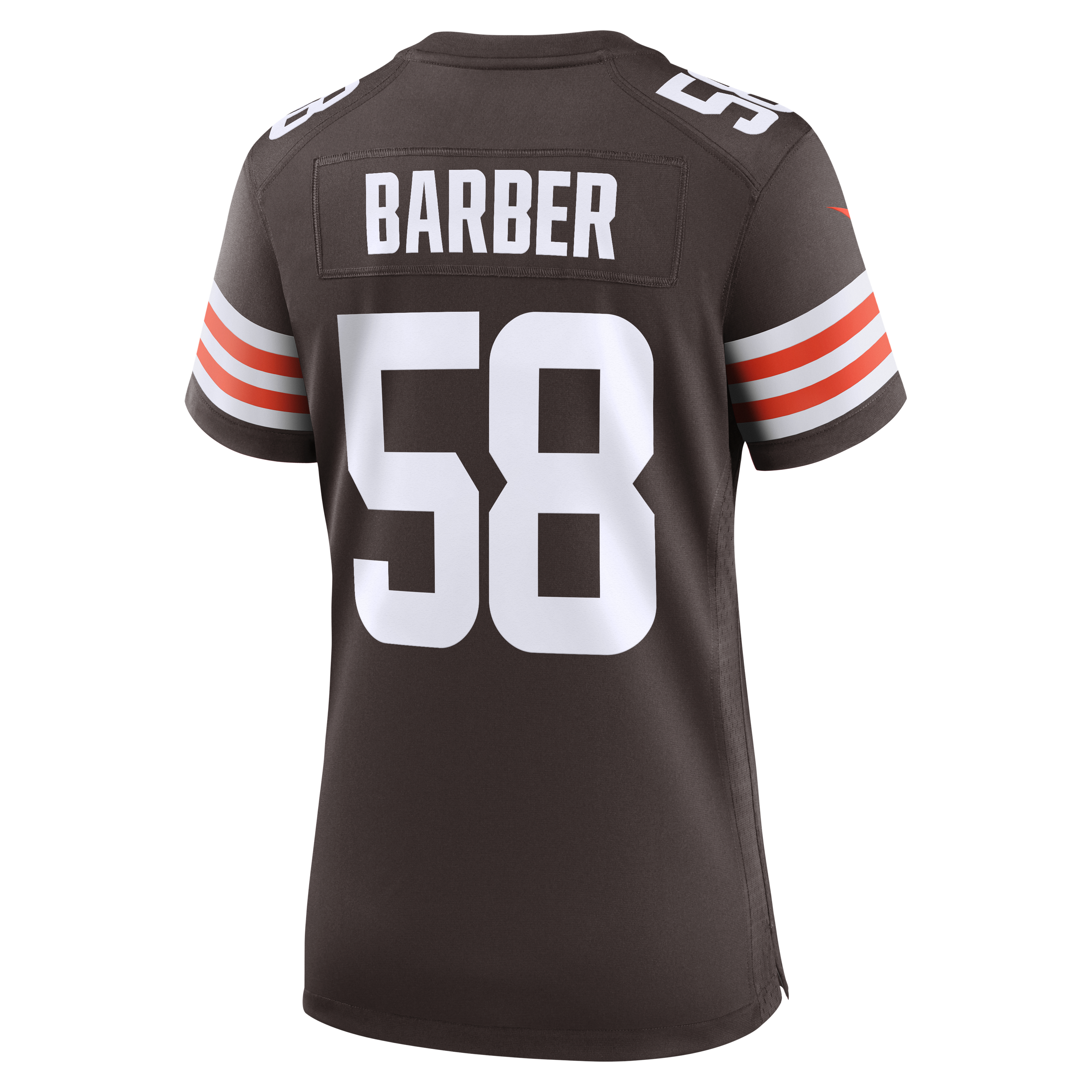 Austin Barber Cleveland Browns Women's Team Game Jersey - Brown - Image 8