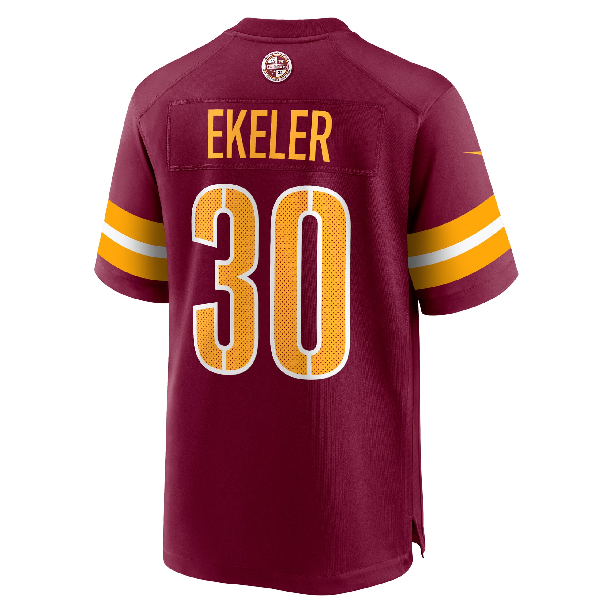Austin Ekeler Washington Commanders Game Player Jersey - Burgundy - Image 4