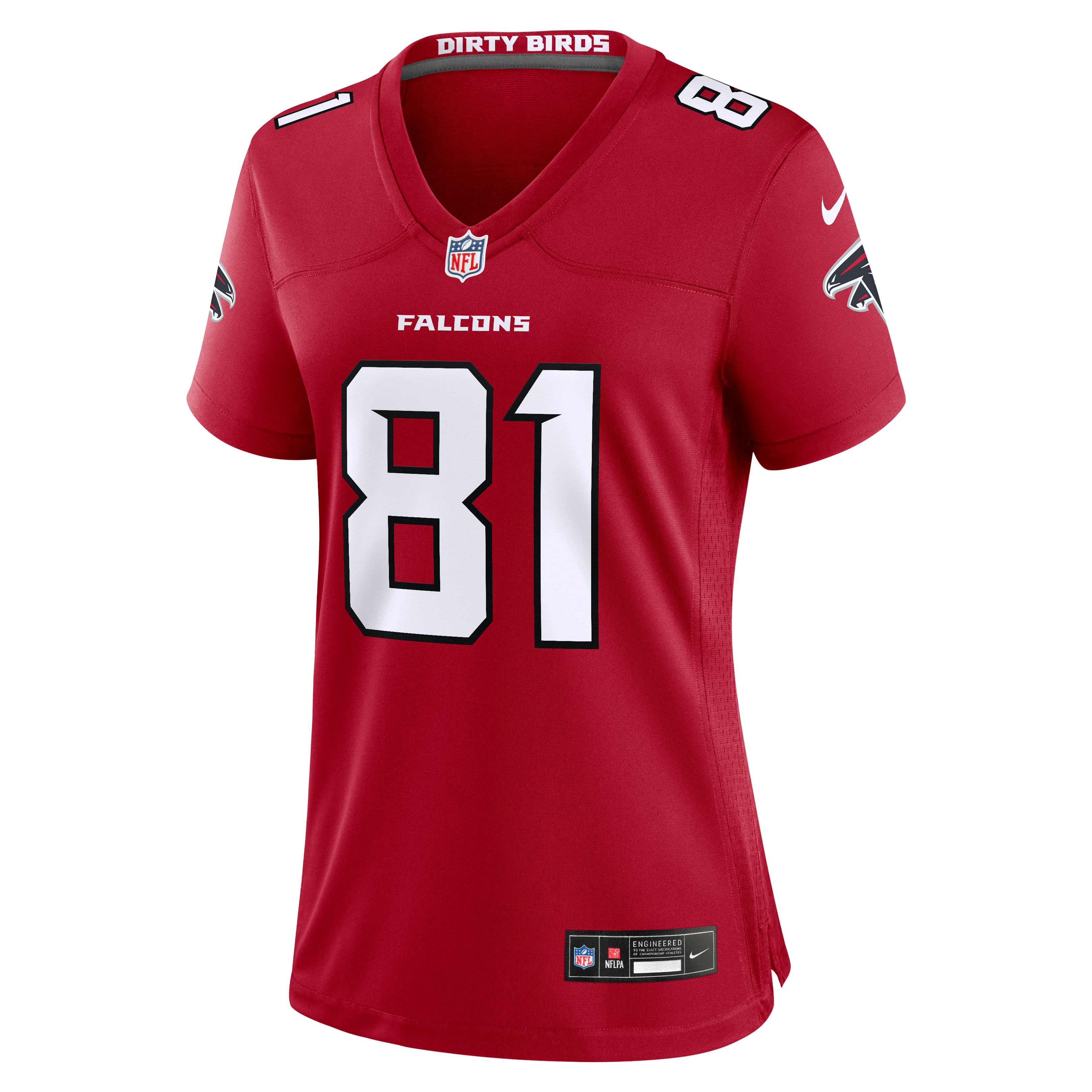 Austin Hooper Atlanta Falcons Women's Team Game Jersey - Red - Image 3